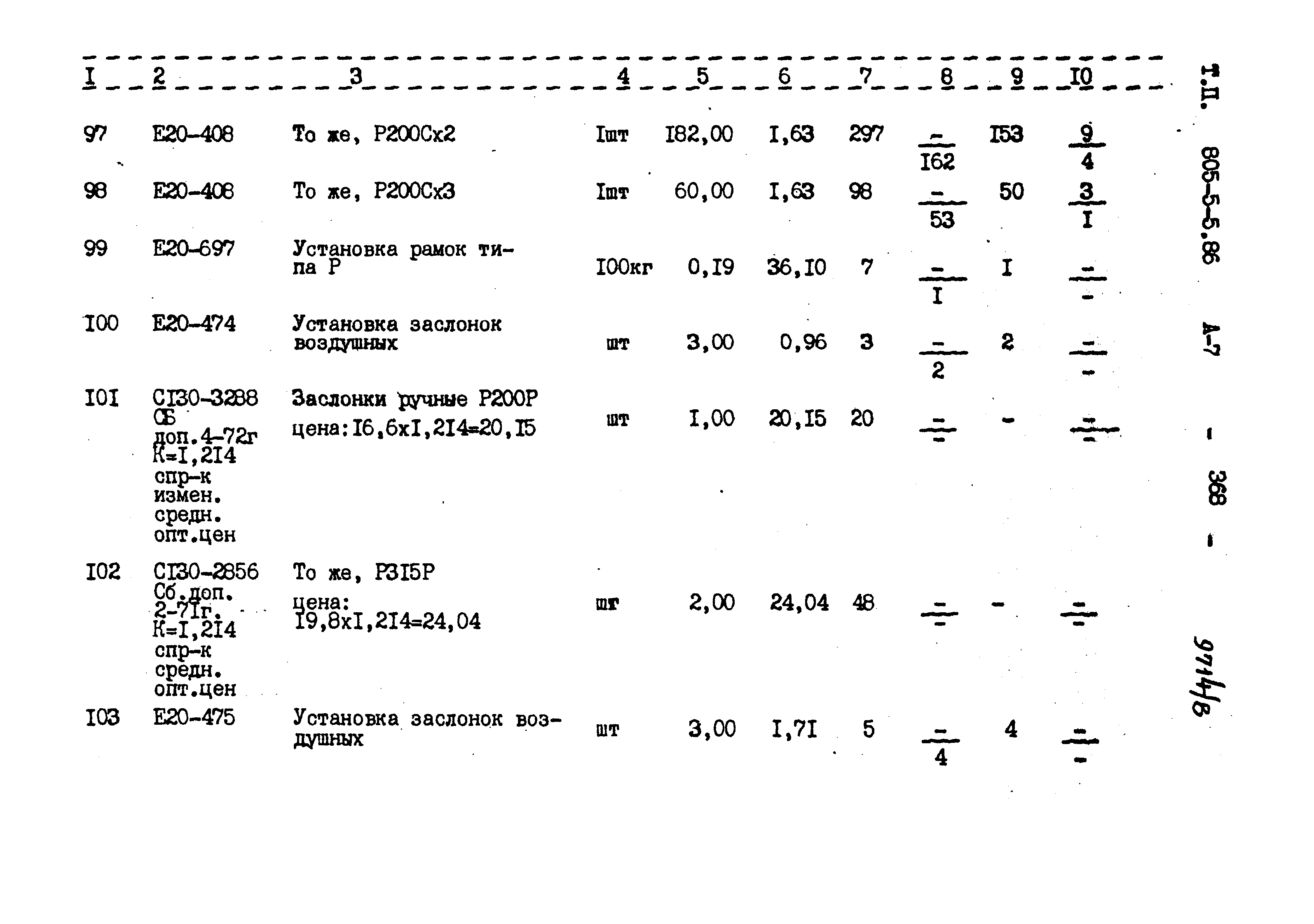 Типовой проект 805-5-5.86