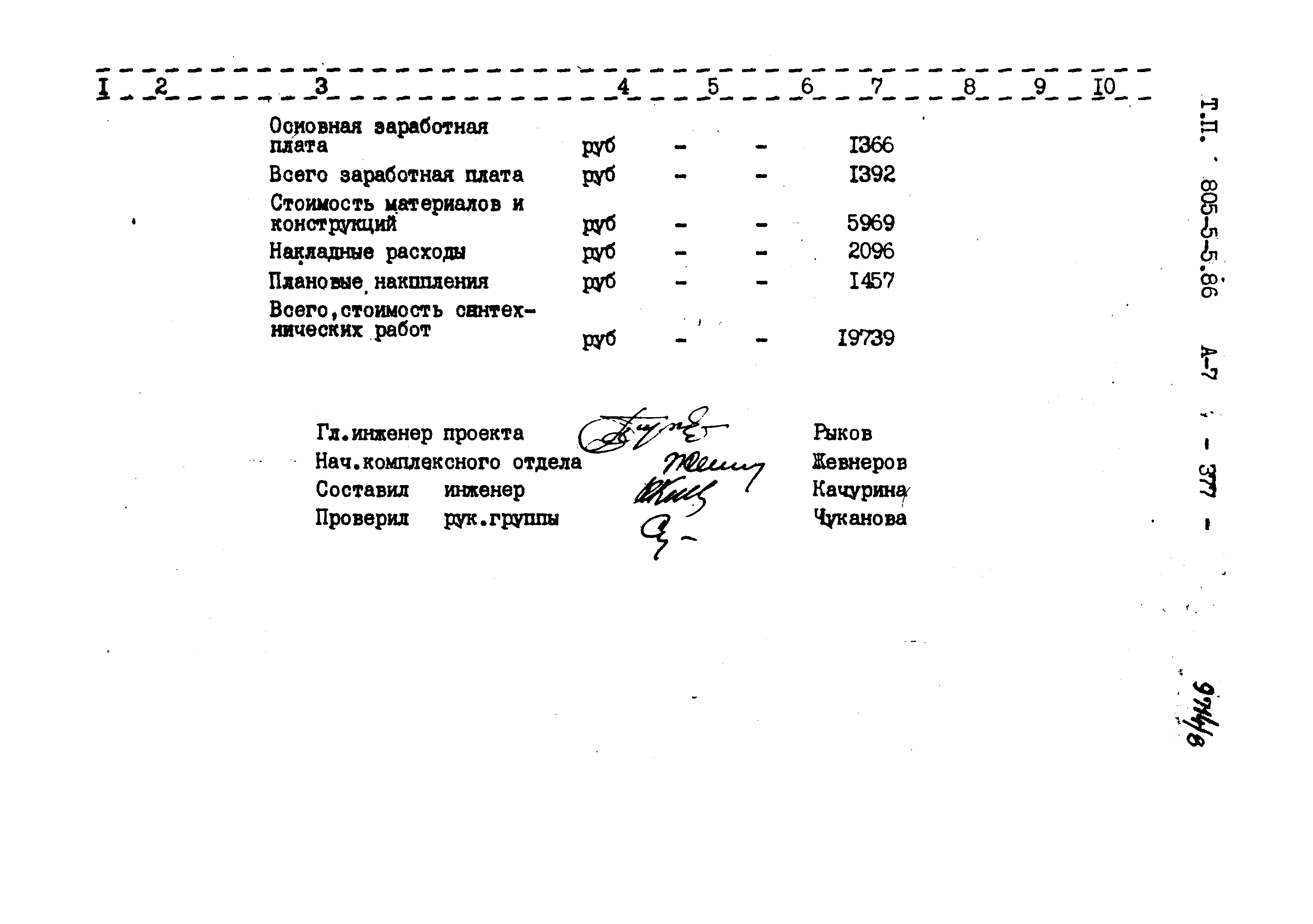 Типовой проект 805-5-5.86