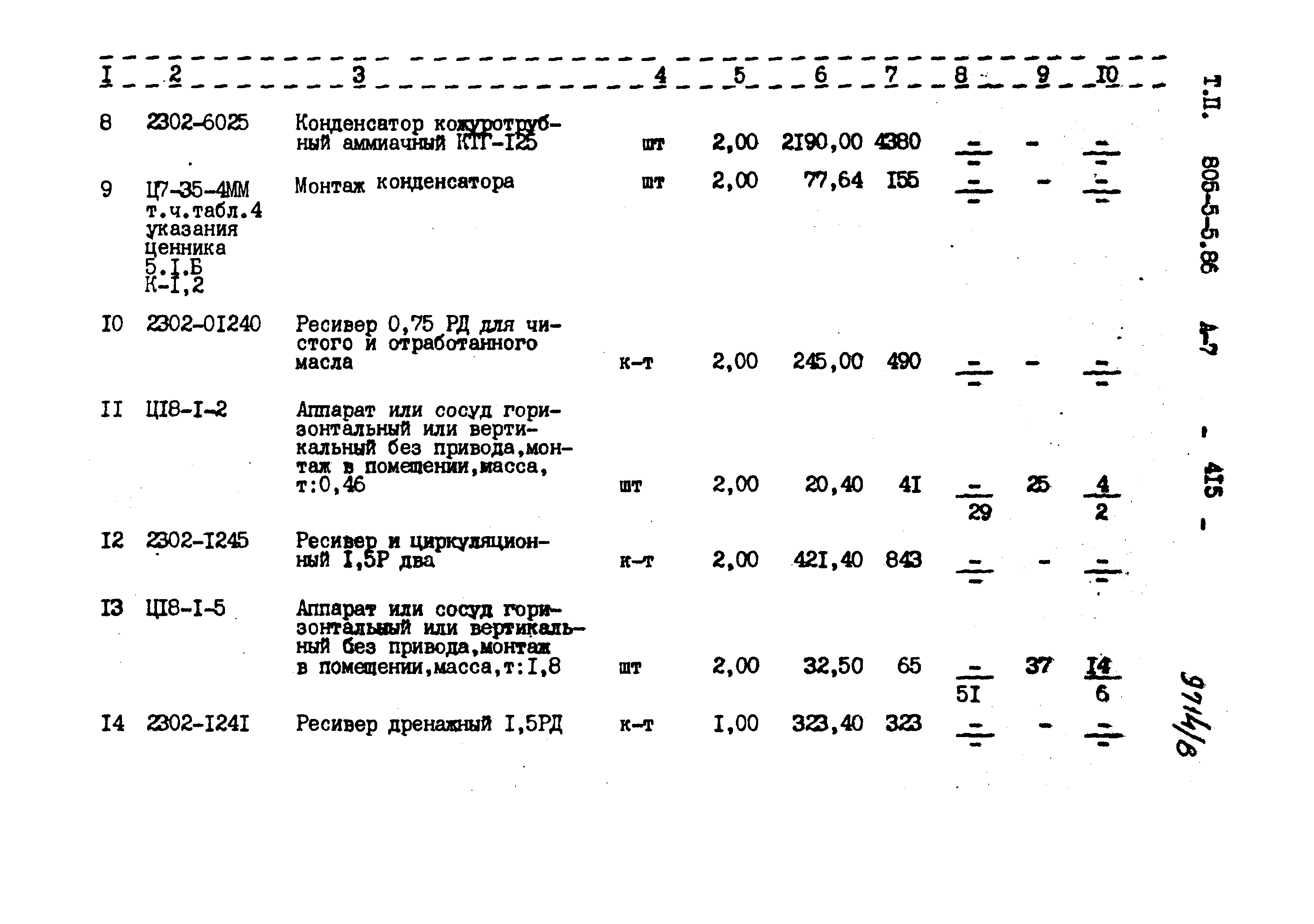 Типовой проект 805-5-5.86