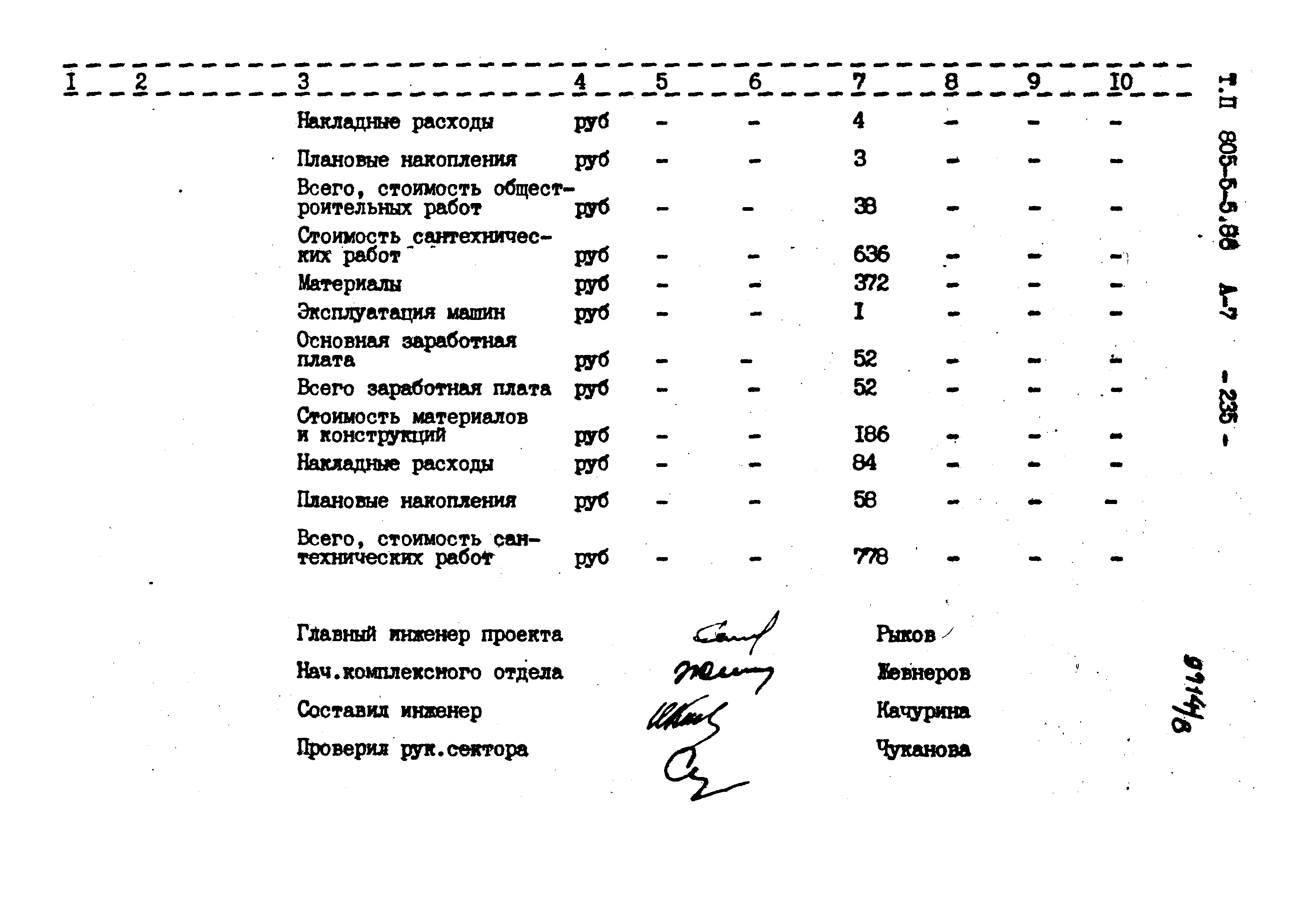 Типовой проект 805-5-5.86