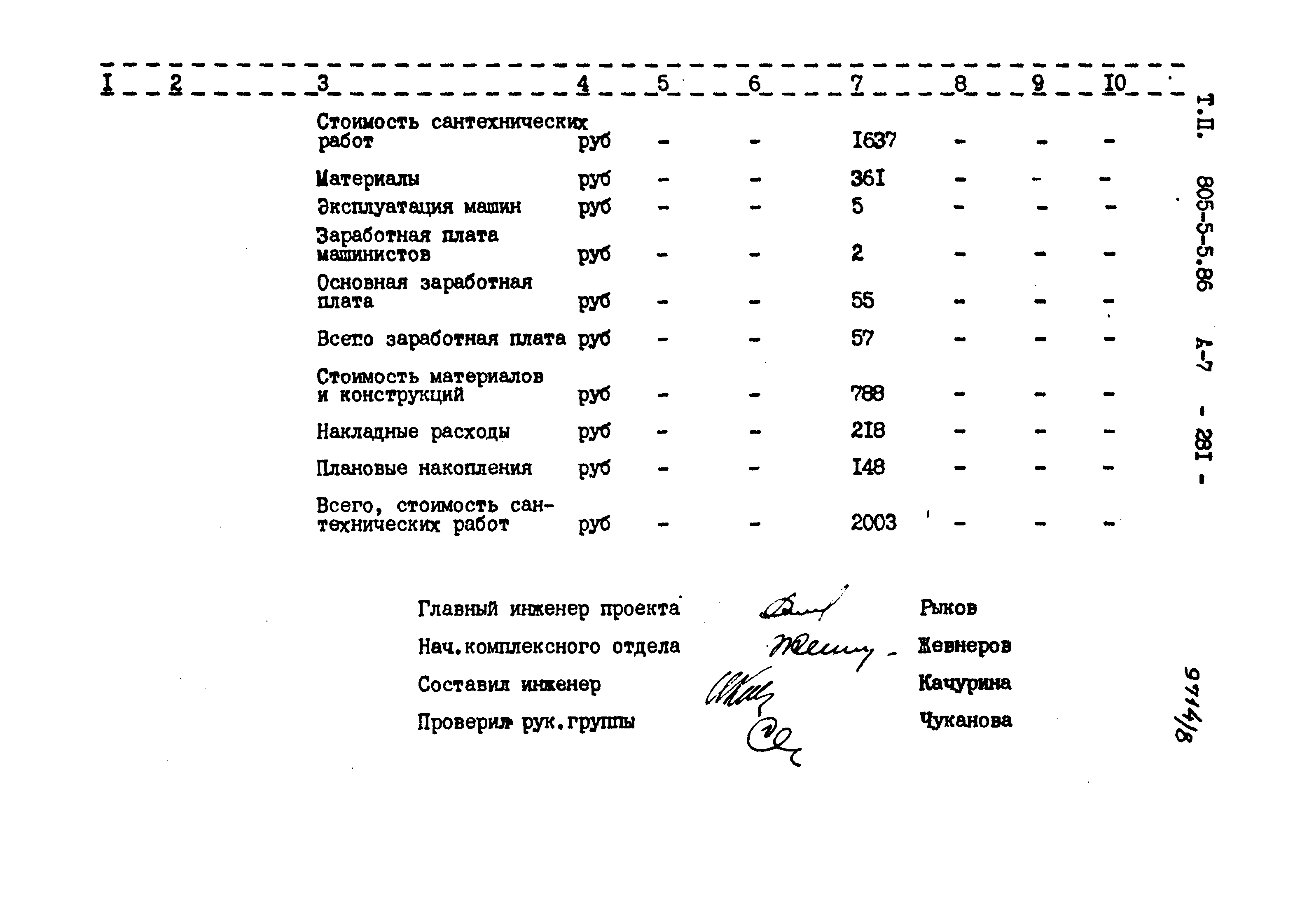 Типовой проект 805-5-5.86