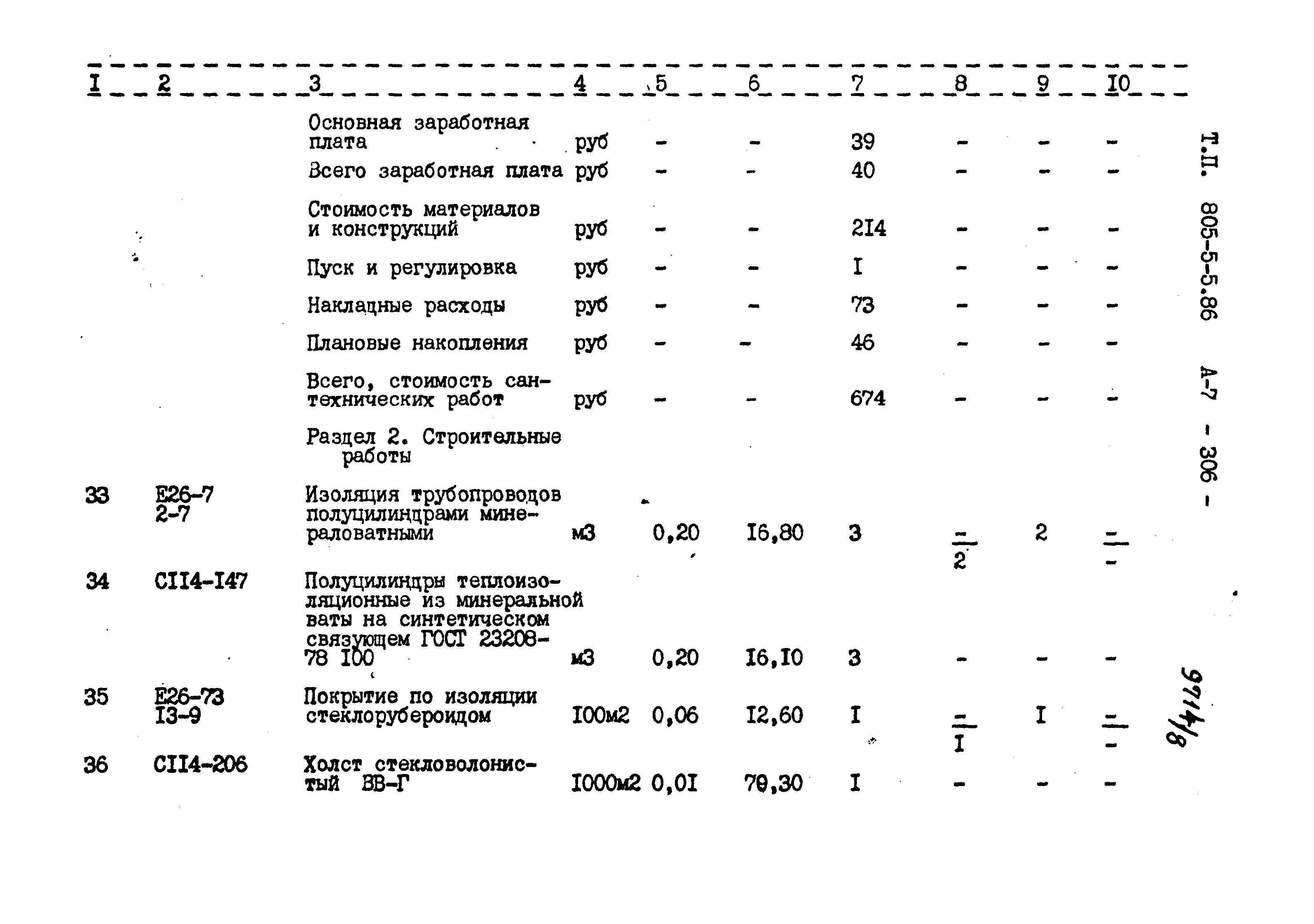 Типовой проект 805-5-5.86