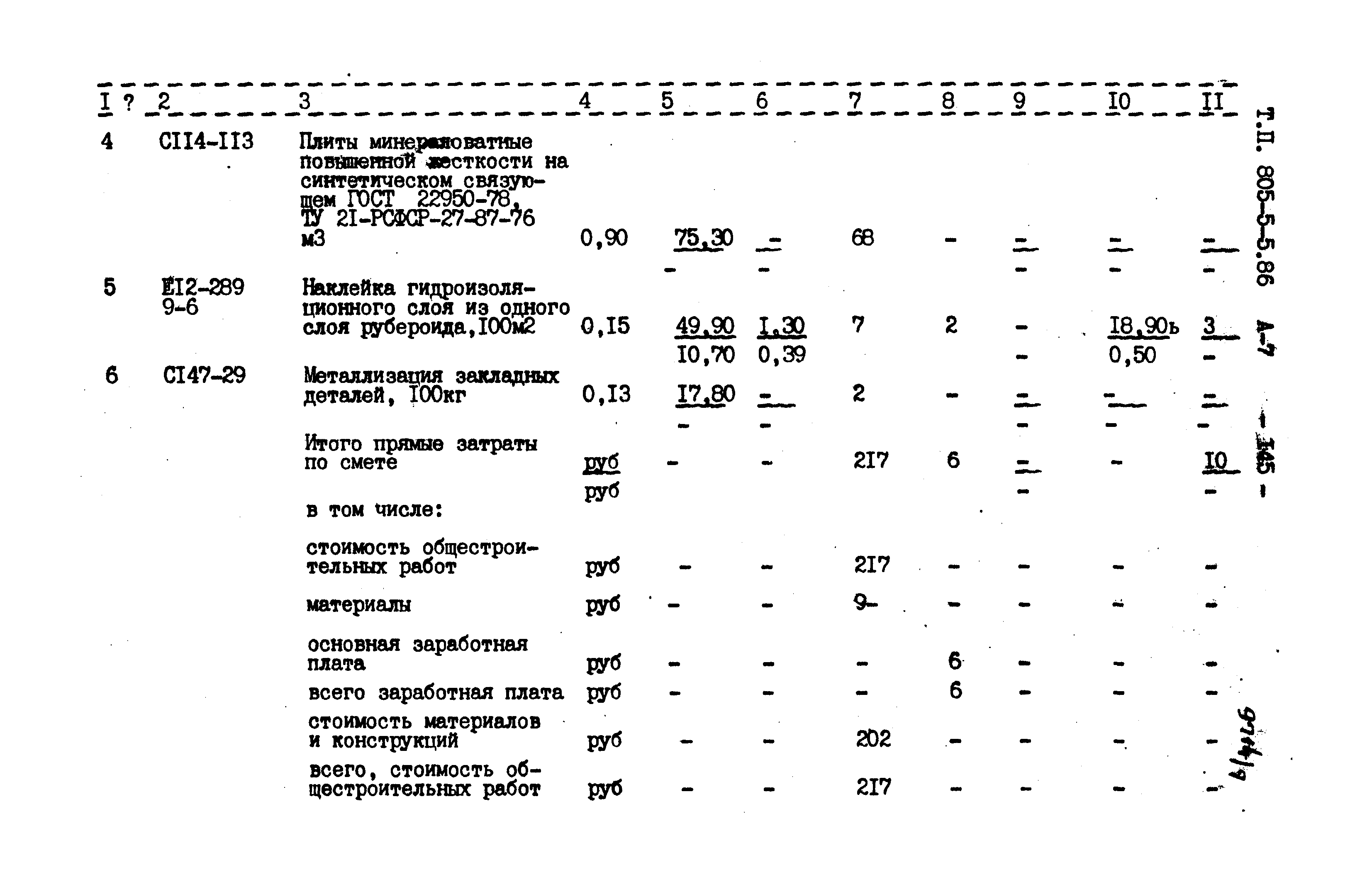 Типовой проект 805-5-5.86