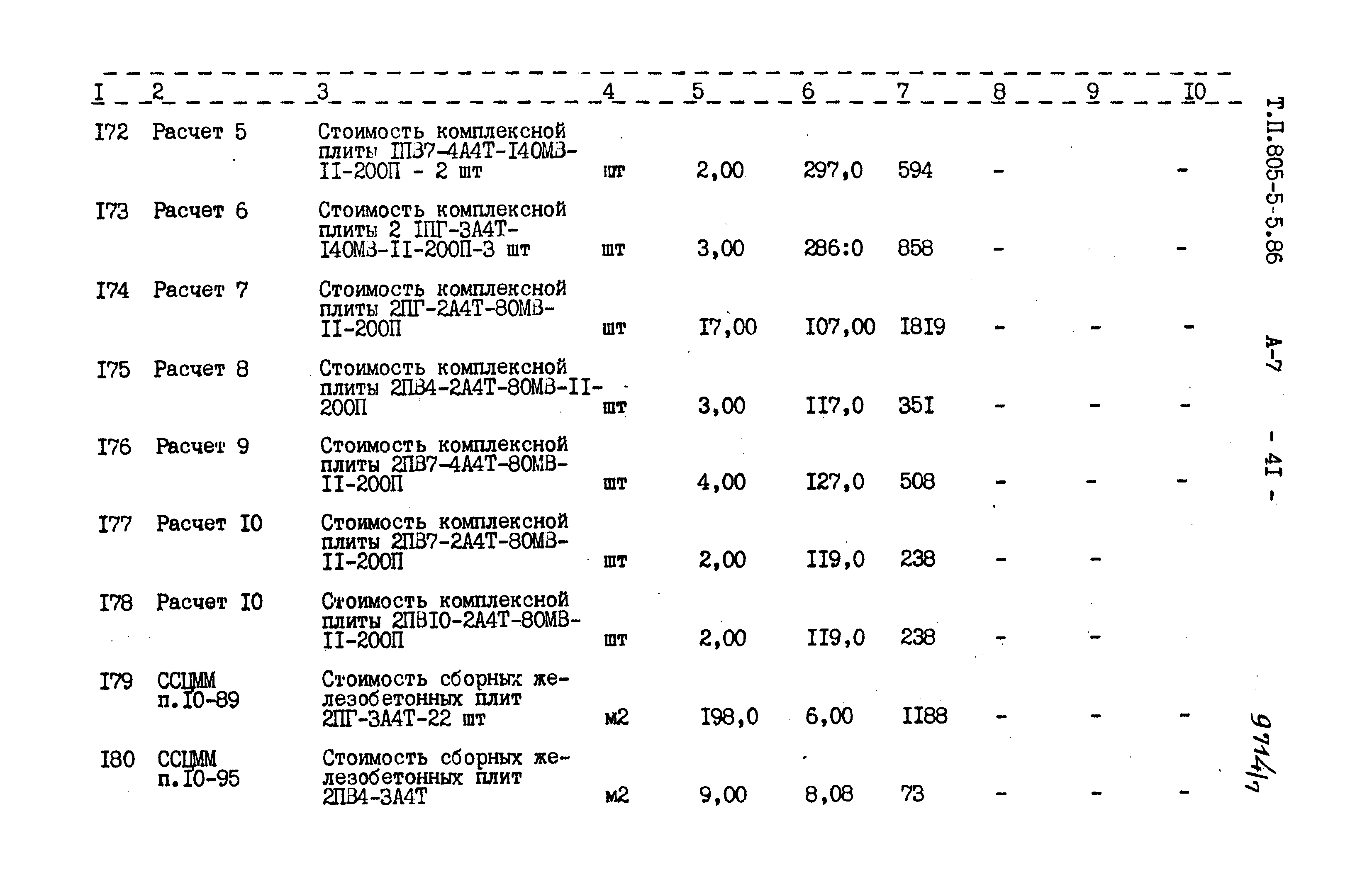 Типовой проект 805-5-5.86