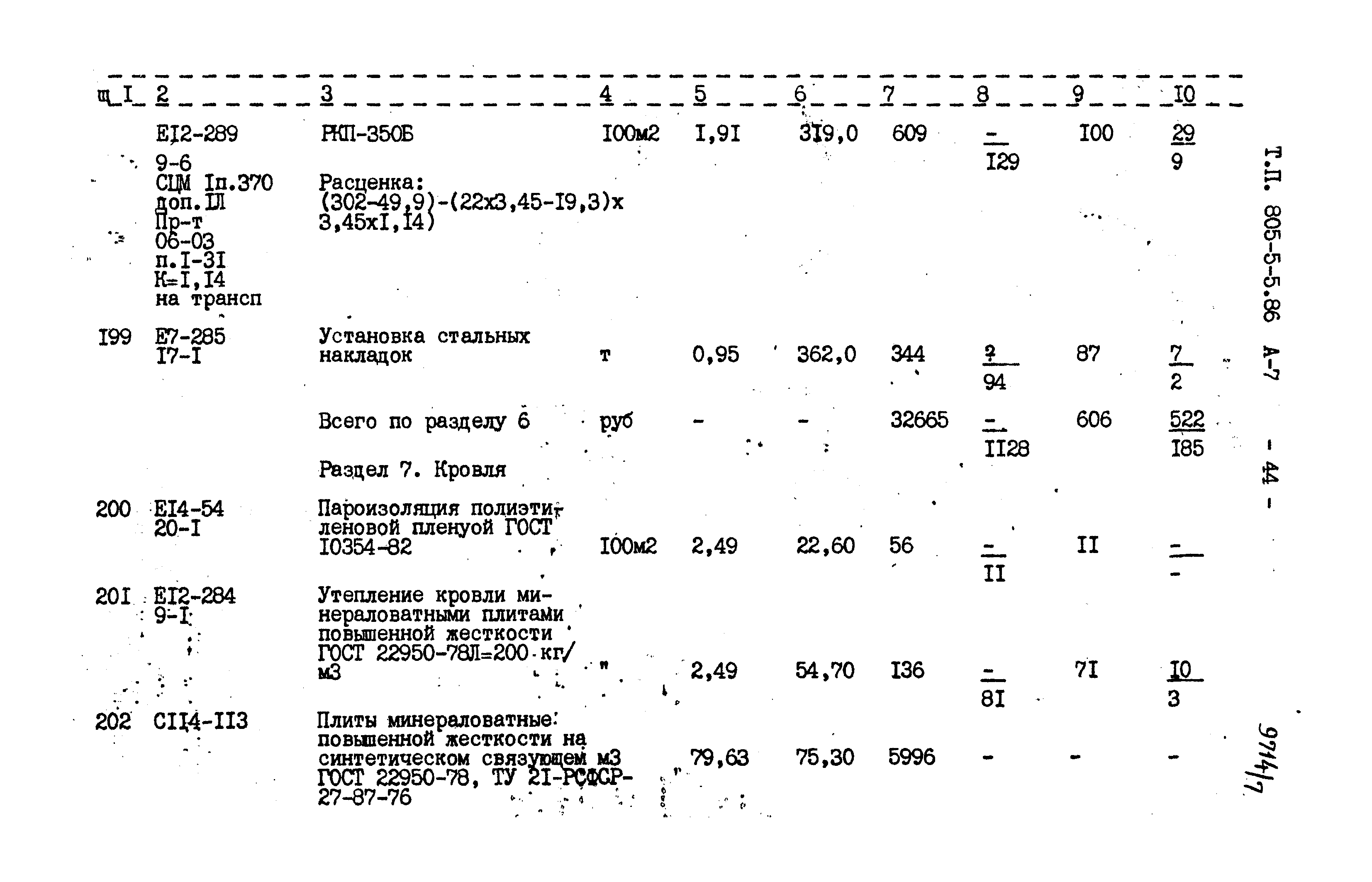 Типовой проект 805-5-5.86