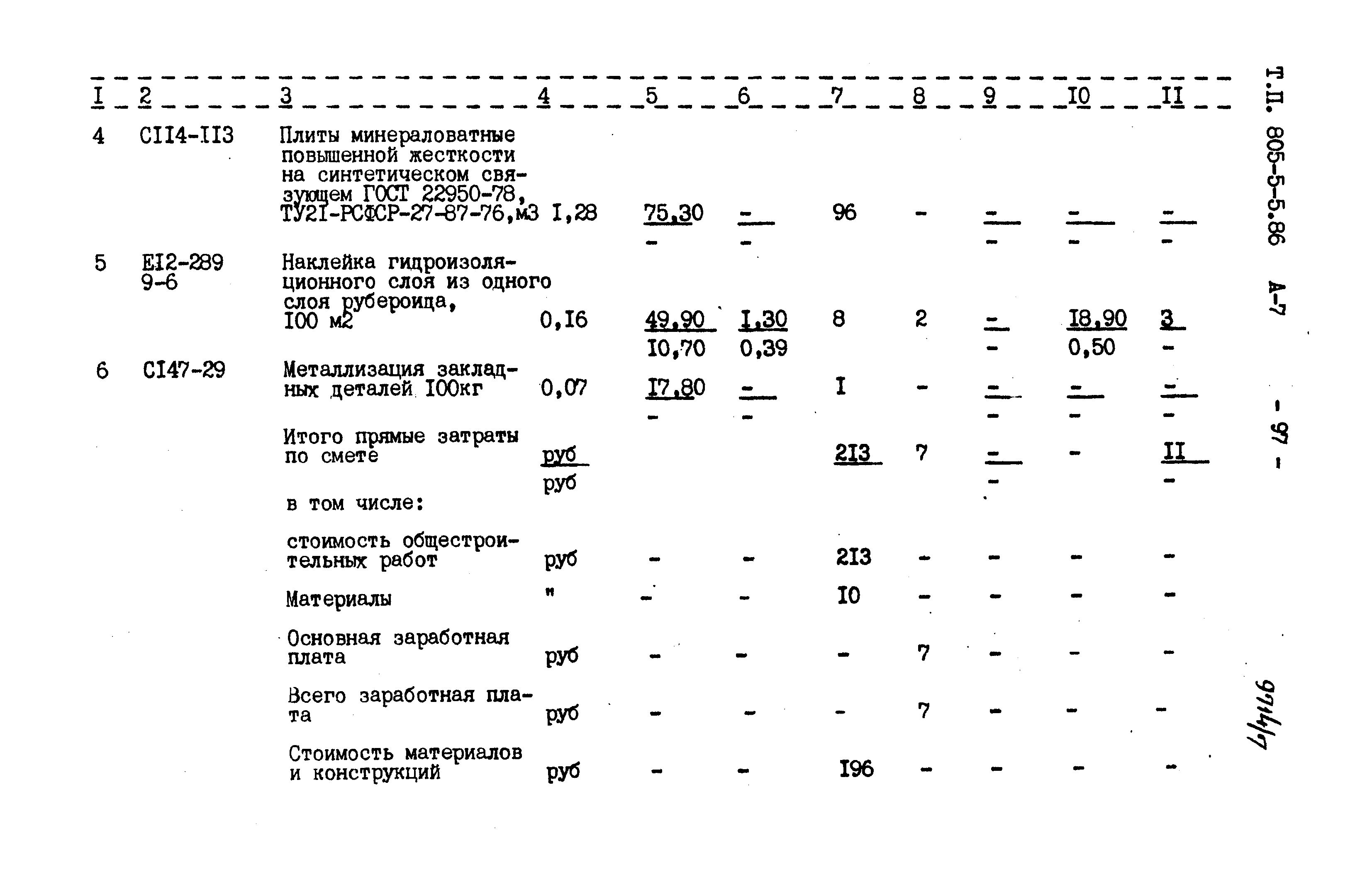 Типовой проект 805-5-5.86