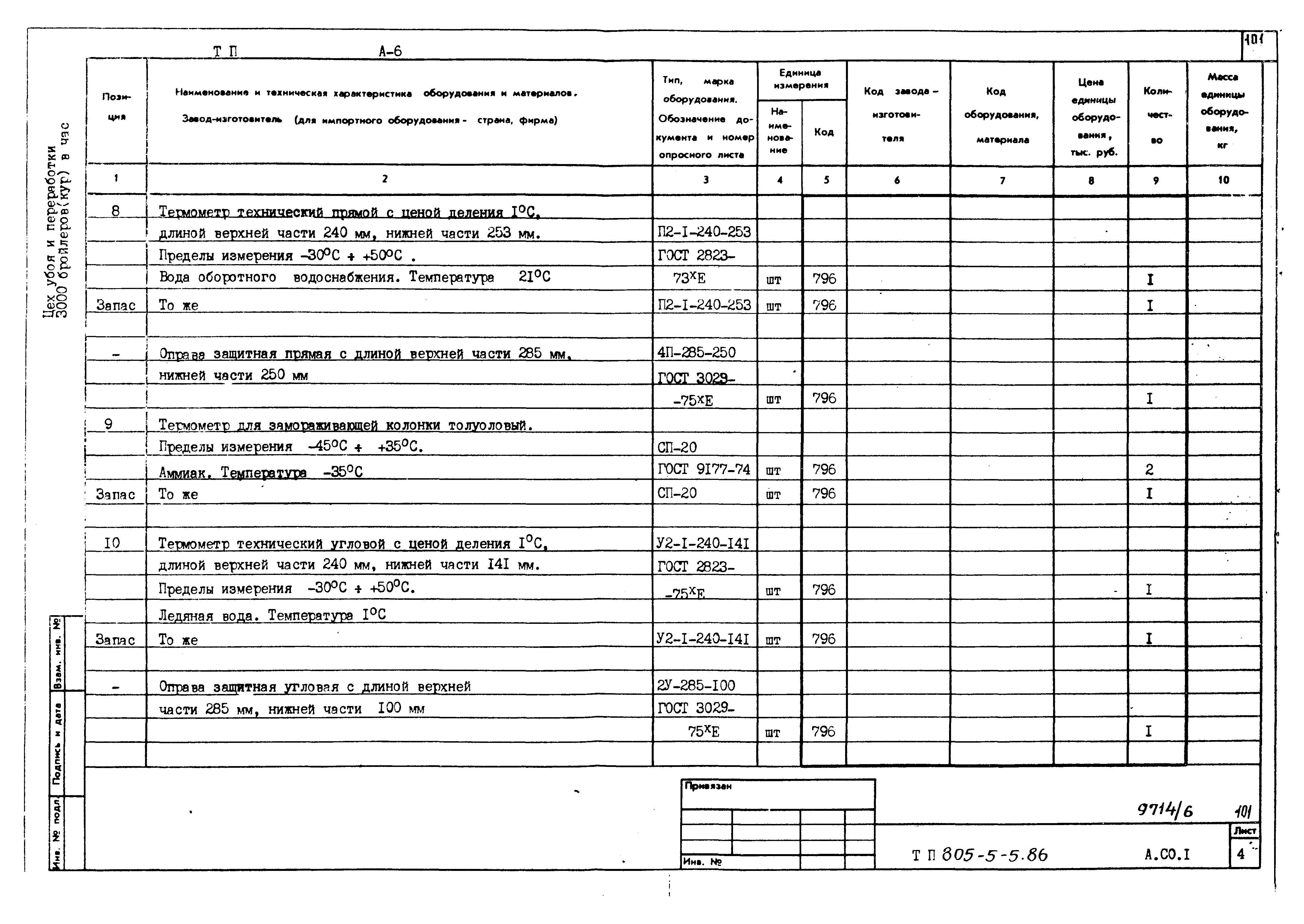 Типовой проект 805-5-5.86