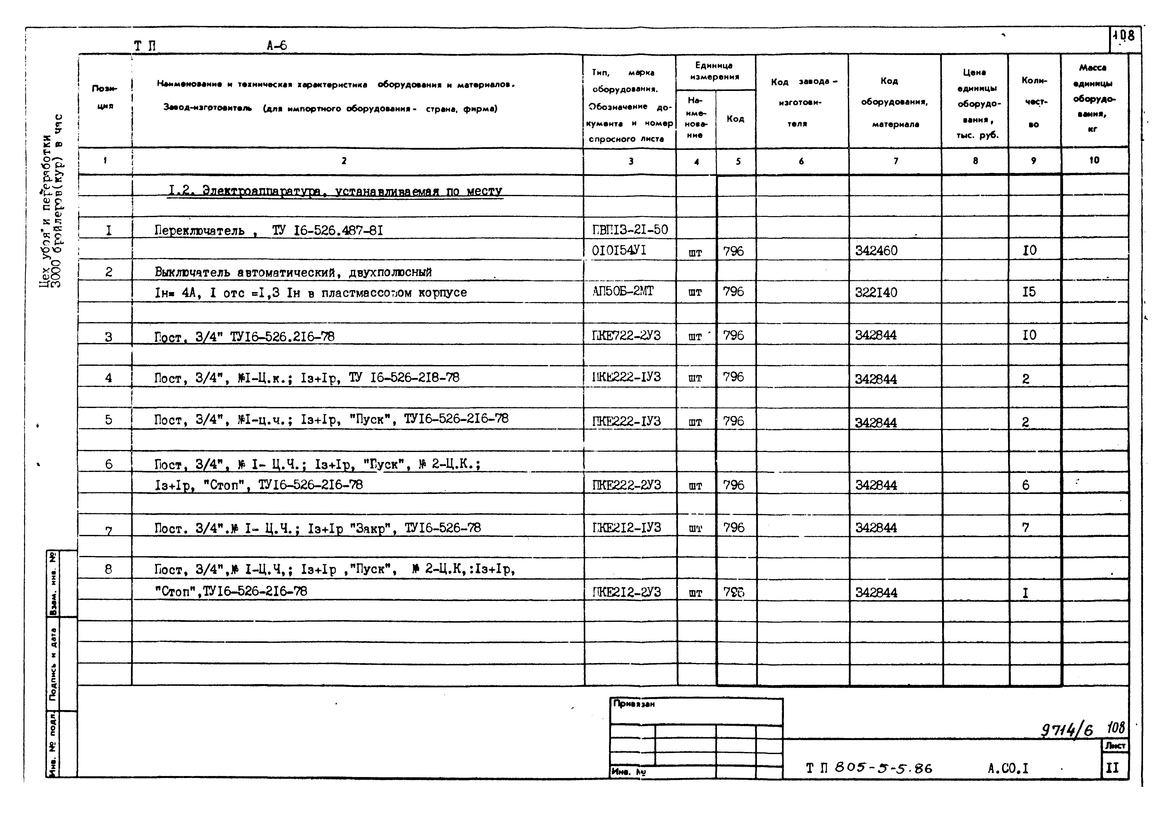 Типовой проект 805-5-5.86