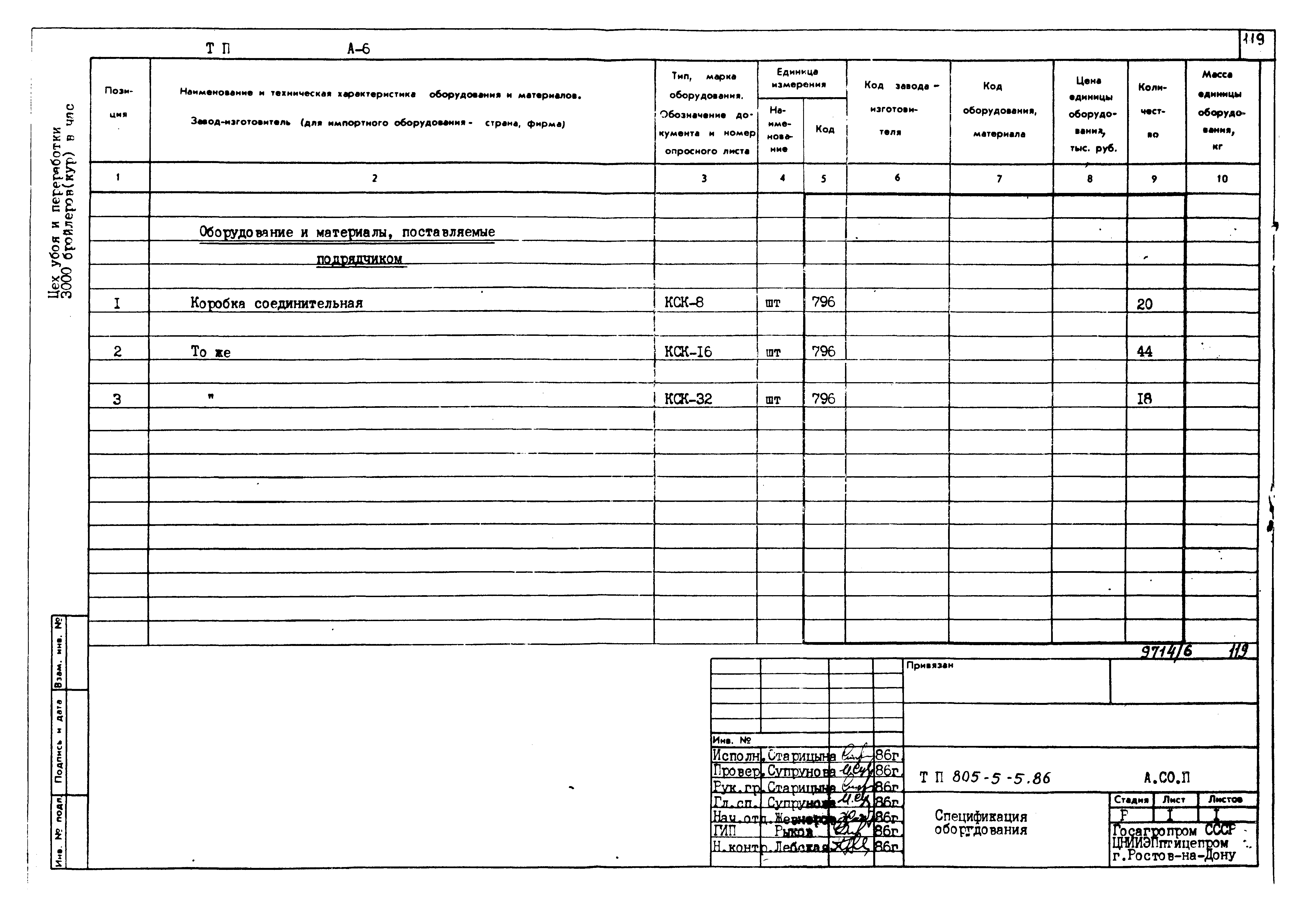 Типовой проект 805-5-5.86