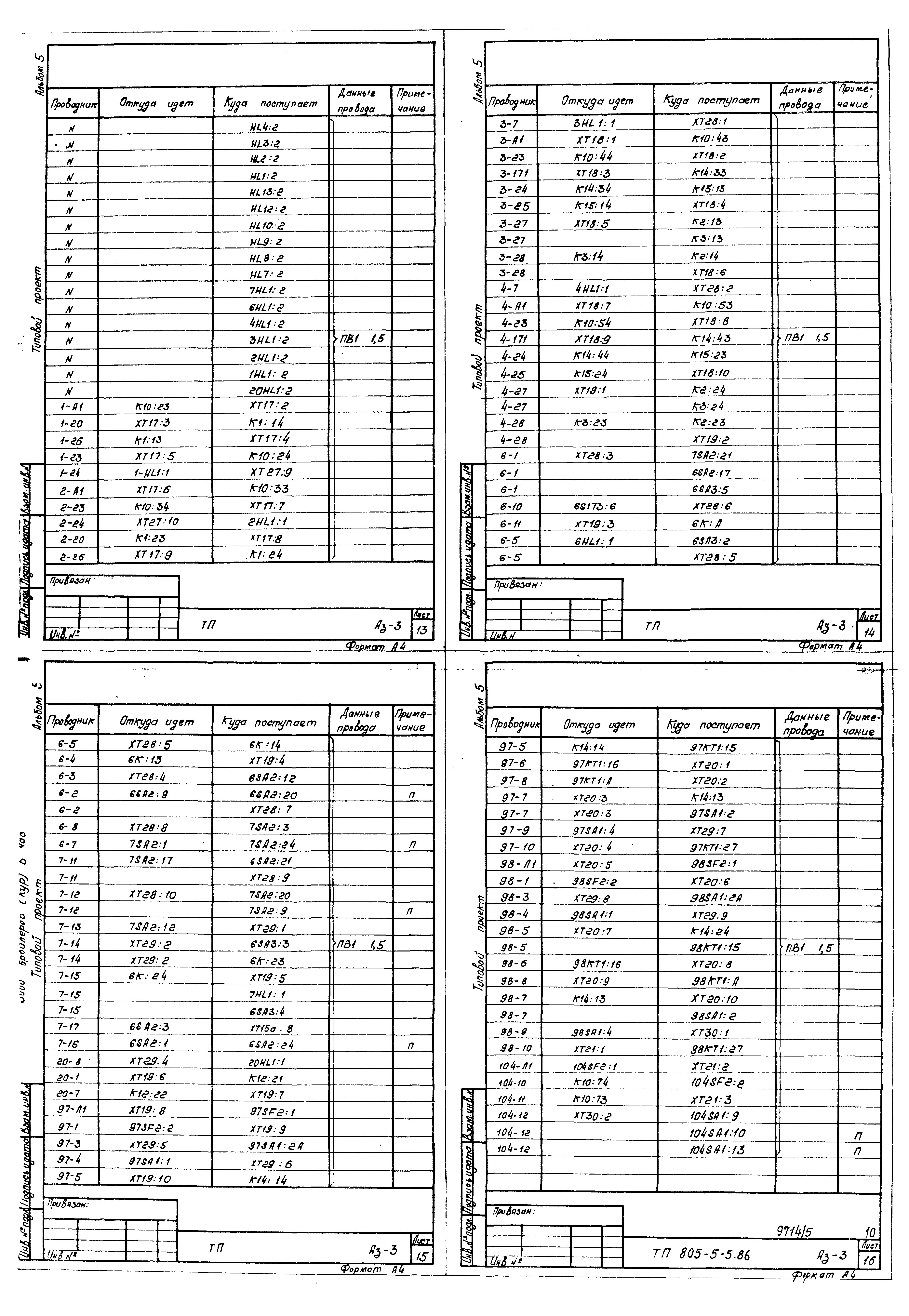 Типовой проект 805-5-5.86