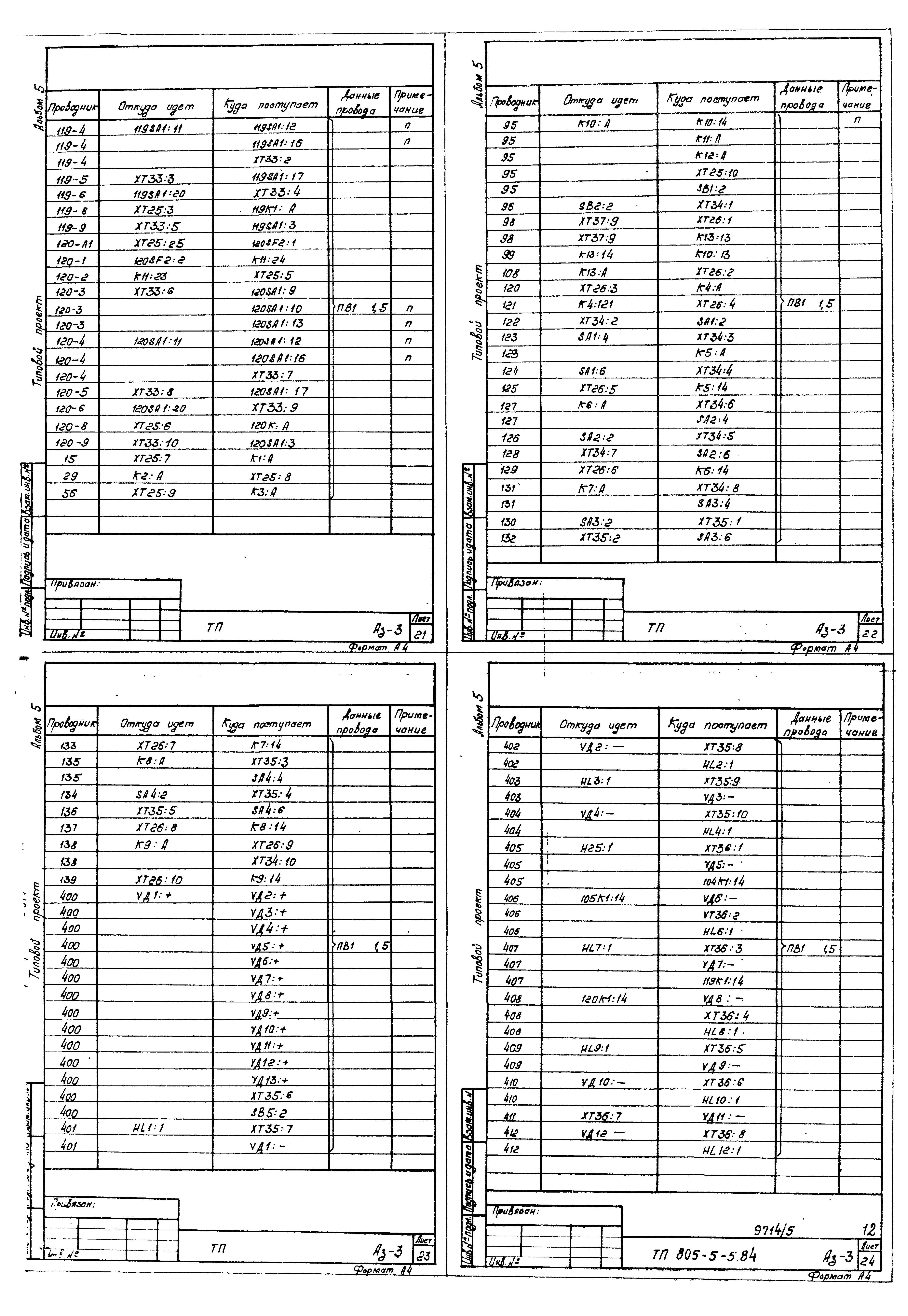 Типовой проект 805-5-5.86