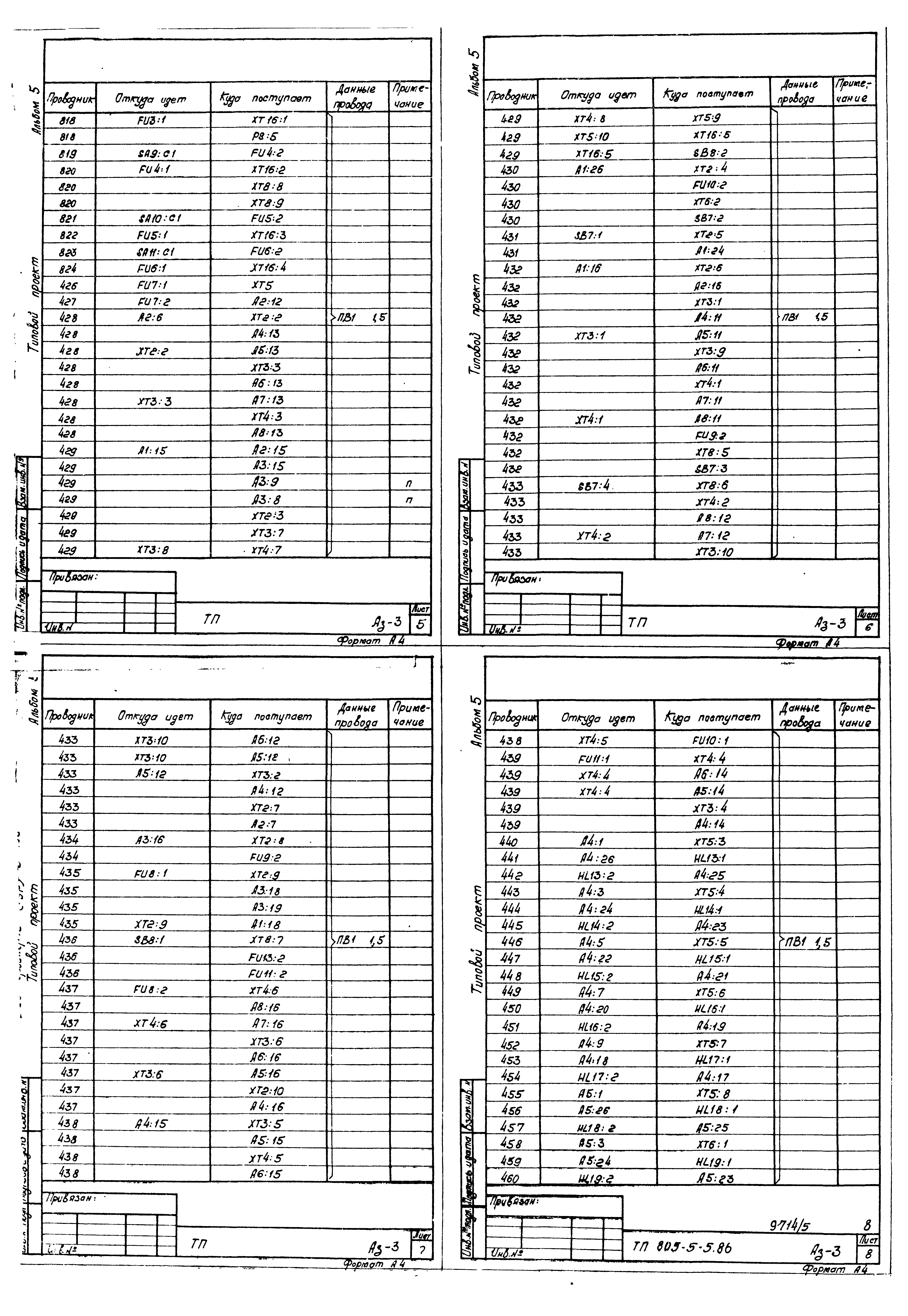 Типовой проект 805-5-5.86