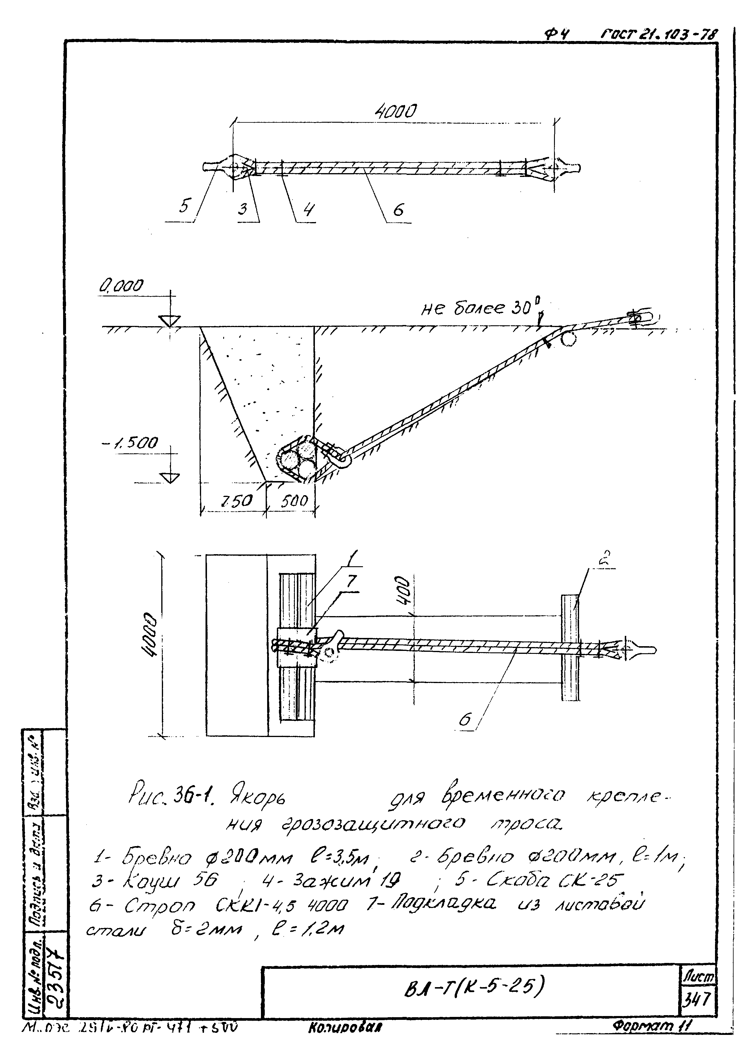 Технологическая карта К-5-25-36