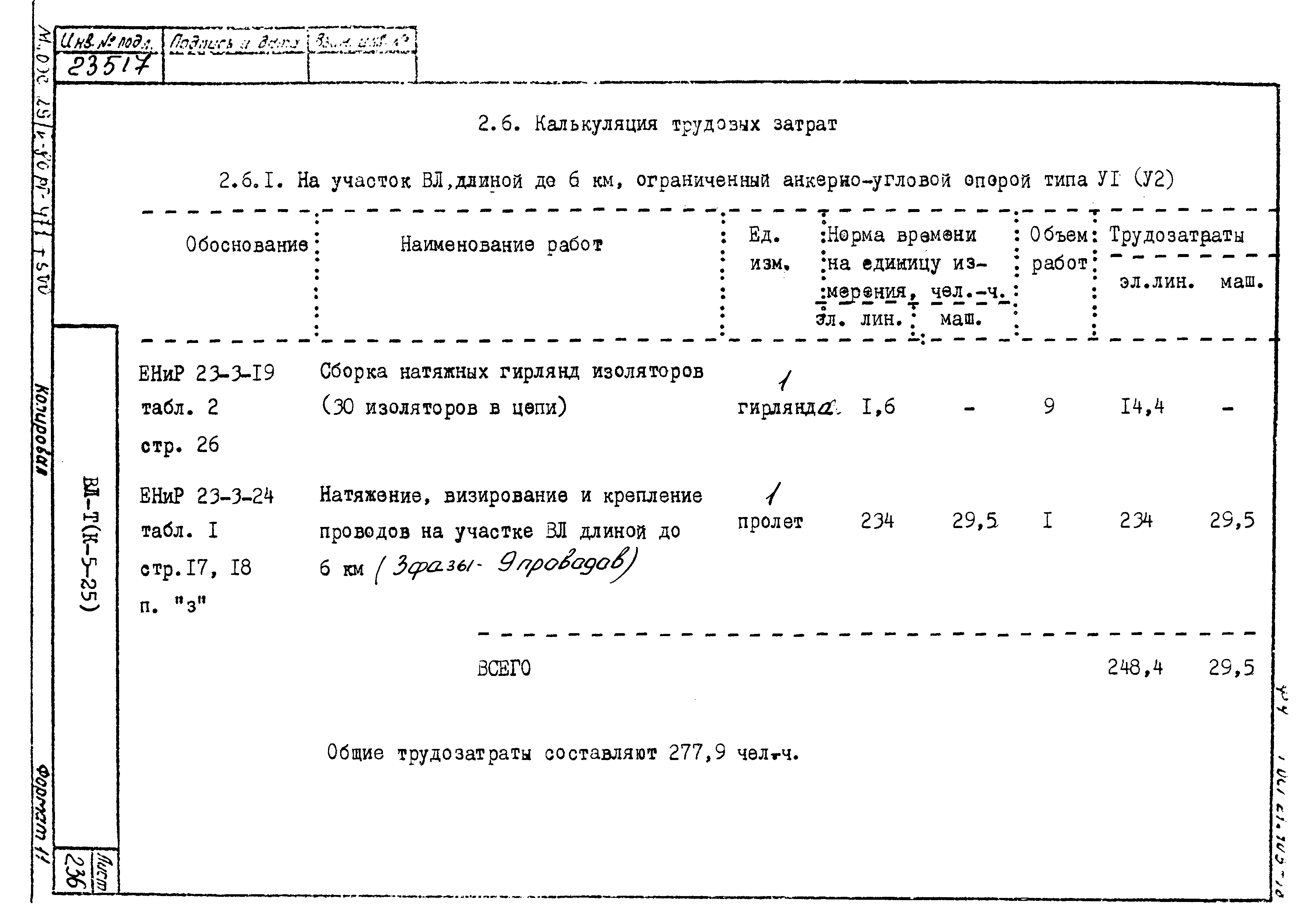 Технологическая карта К-5-25-21