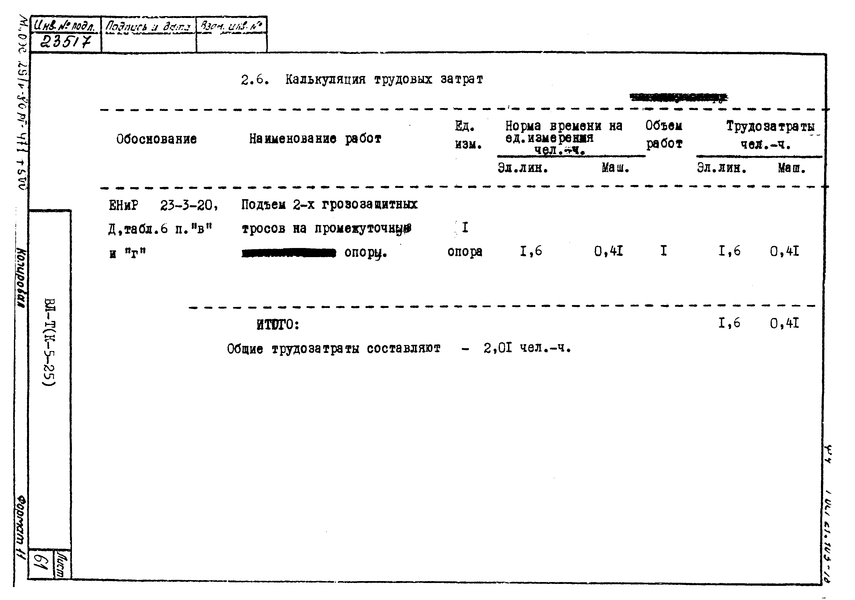 Технологическая карта К-5-25-3