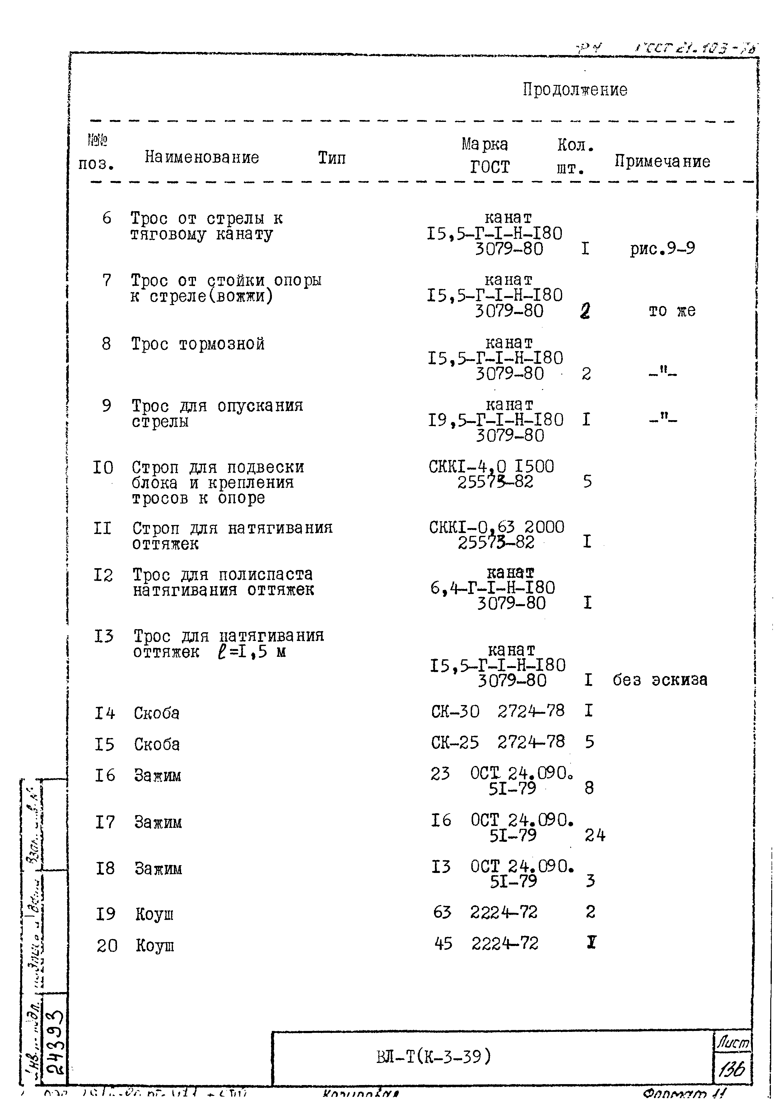 Технологические карты К-3-39-10