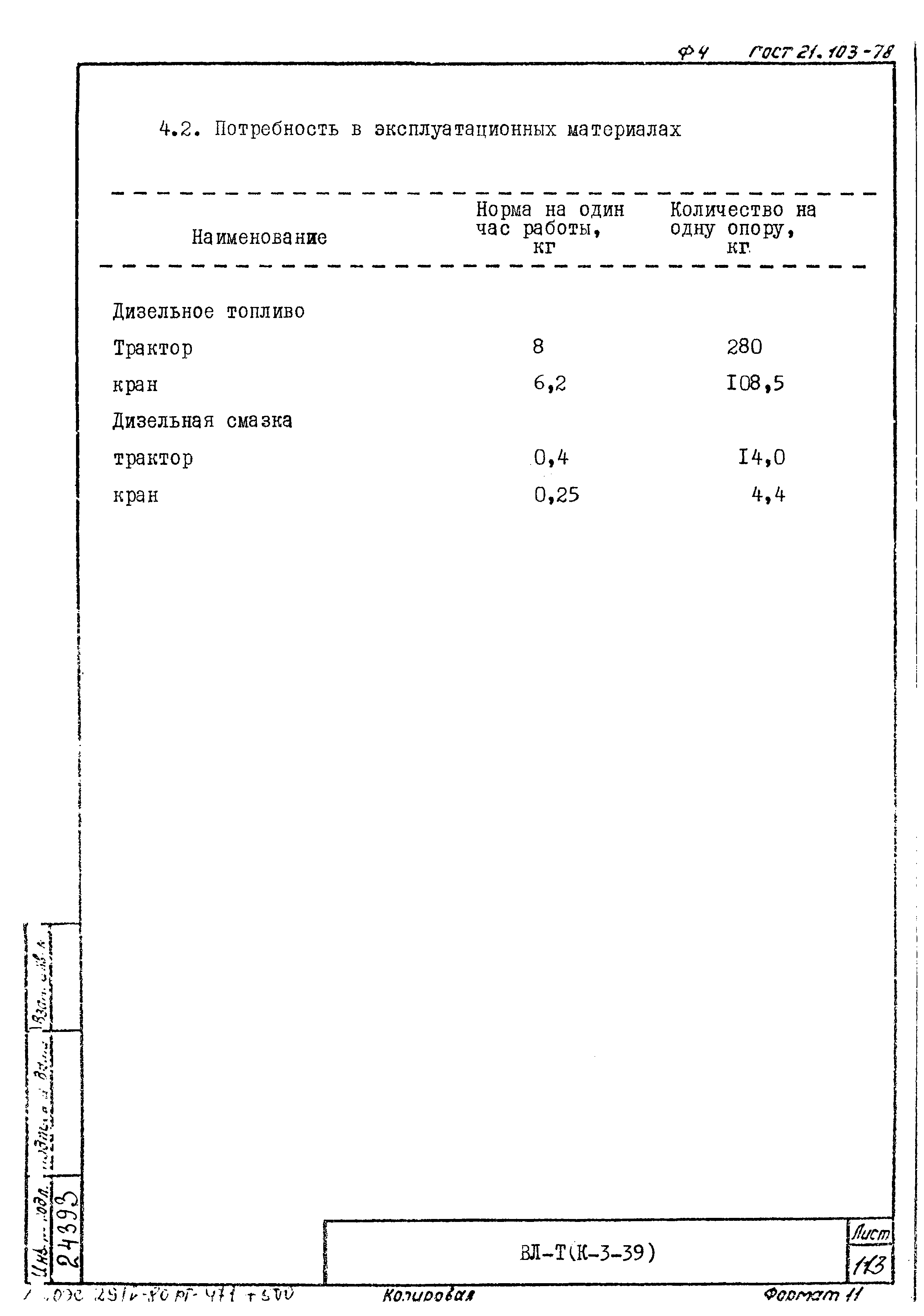 Технологические карты К-3-39-8