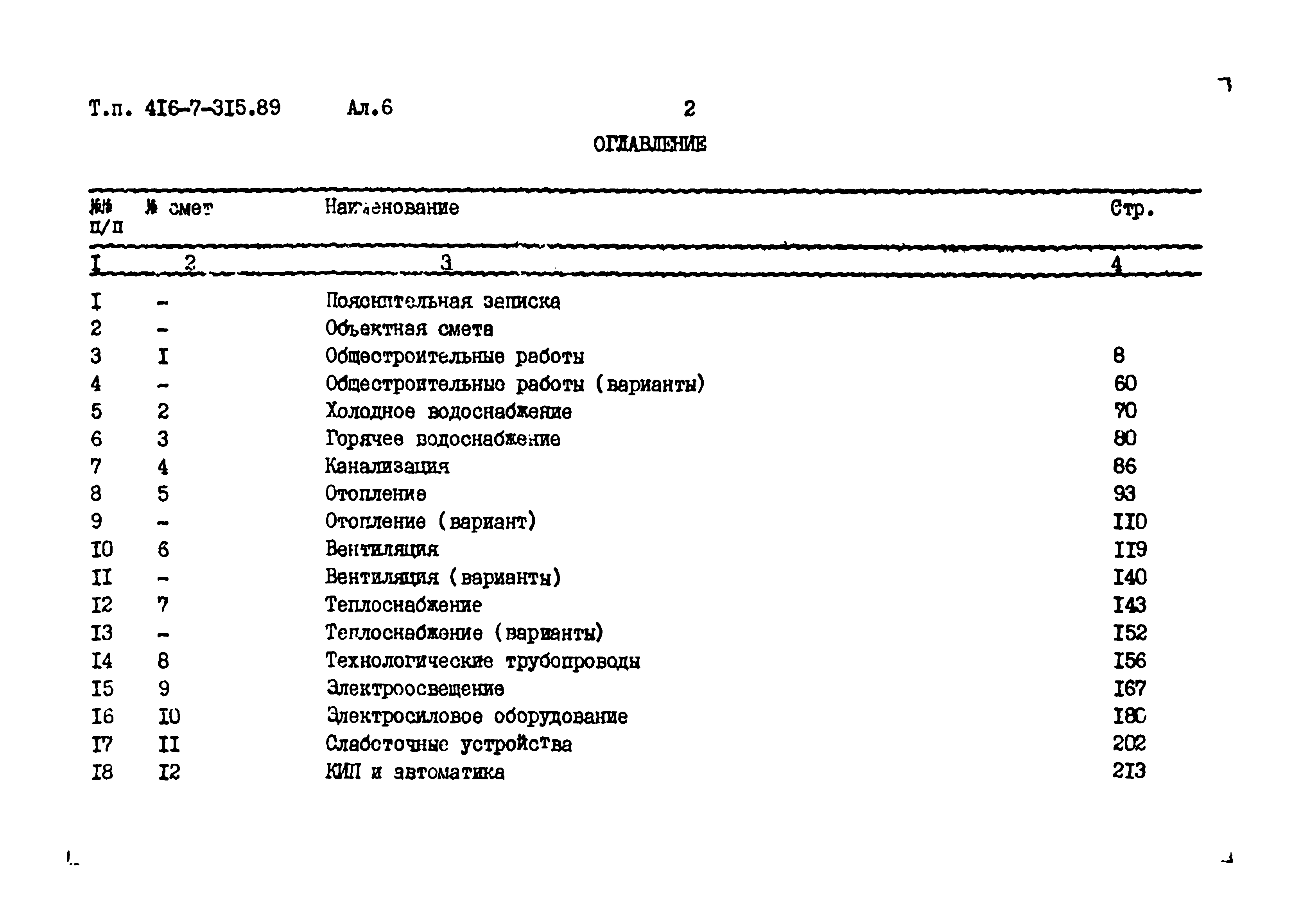 Типовой проект 416-7-315.89
