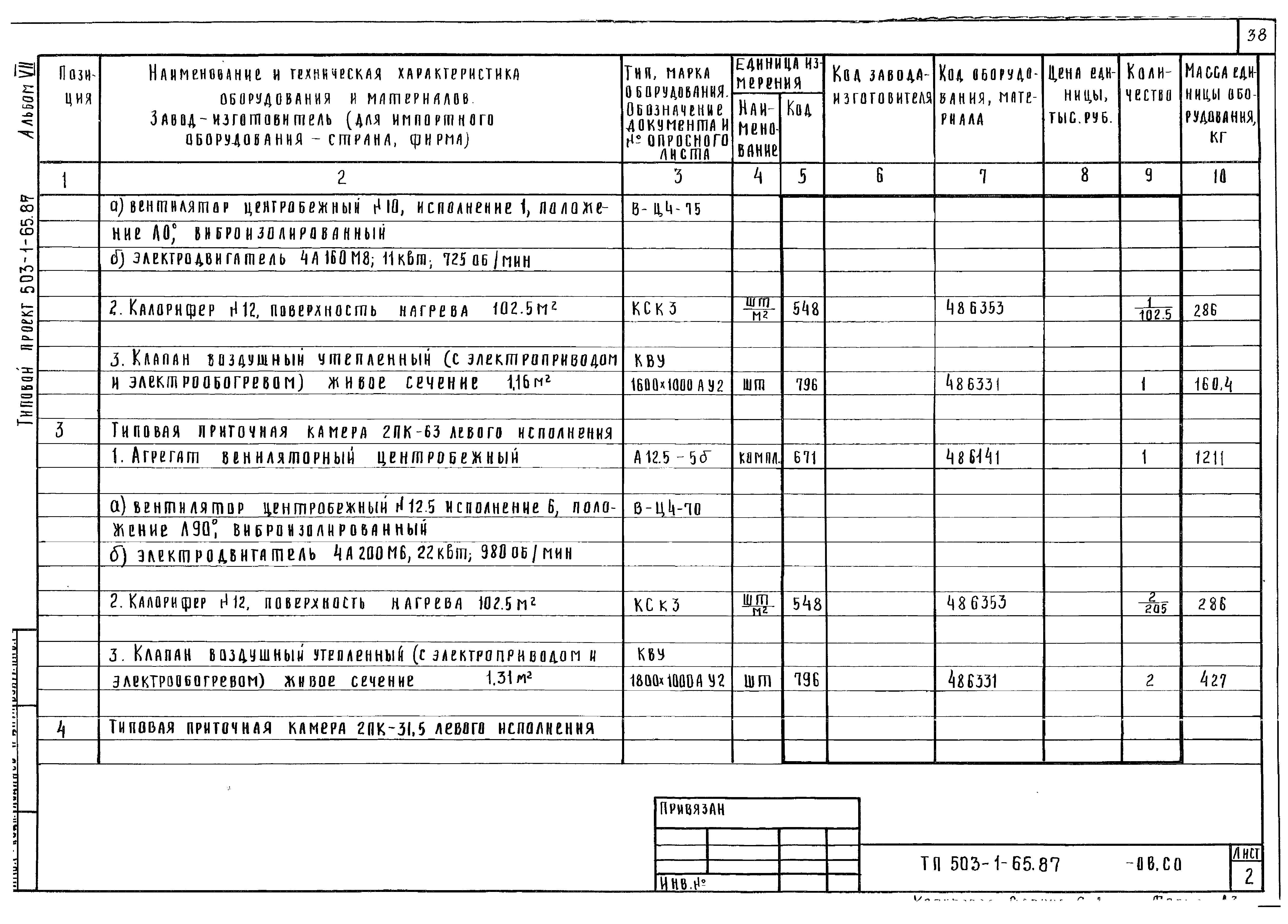 Типовой проект 503-1-65.87
