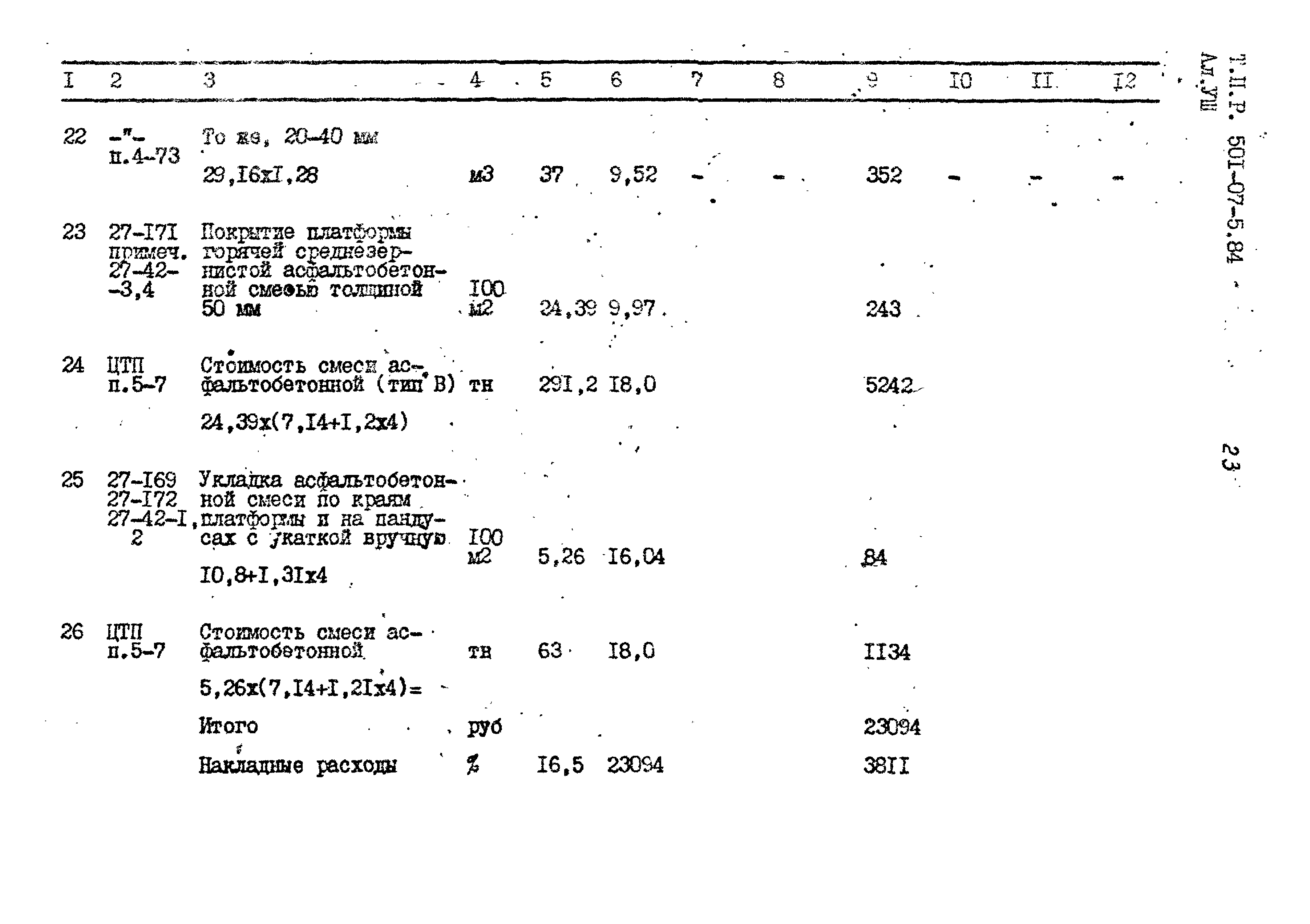 Типовые проектные решения 501-07-5.84