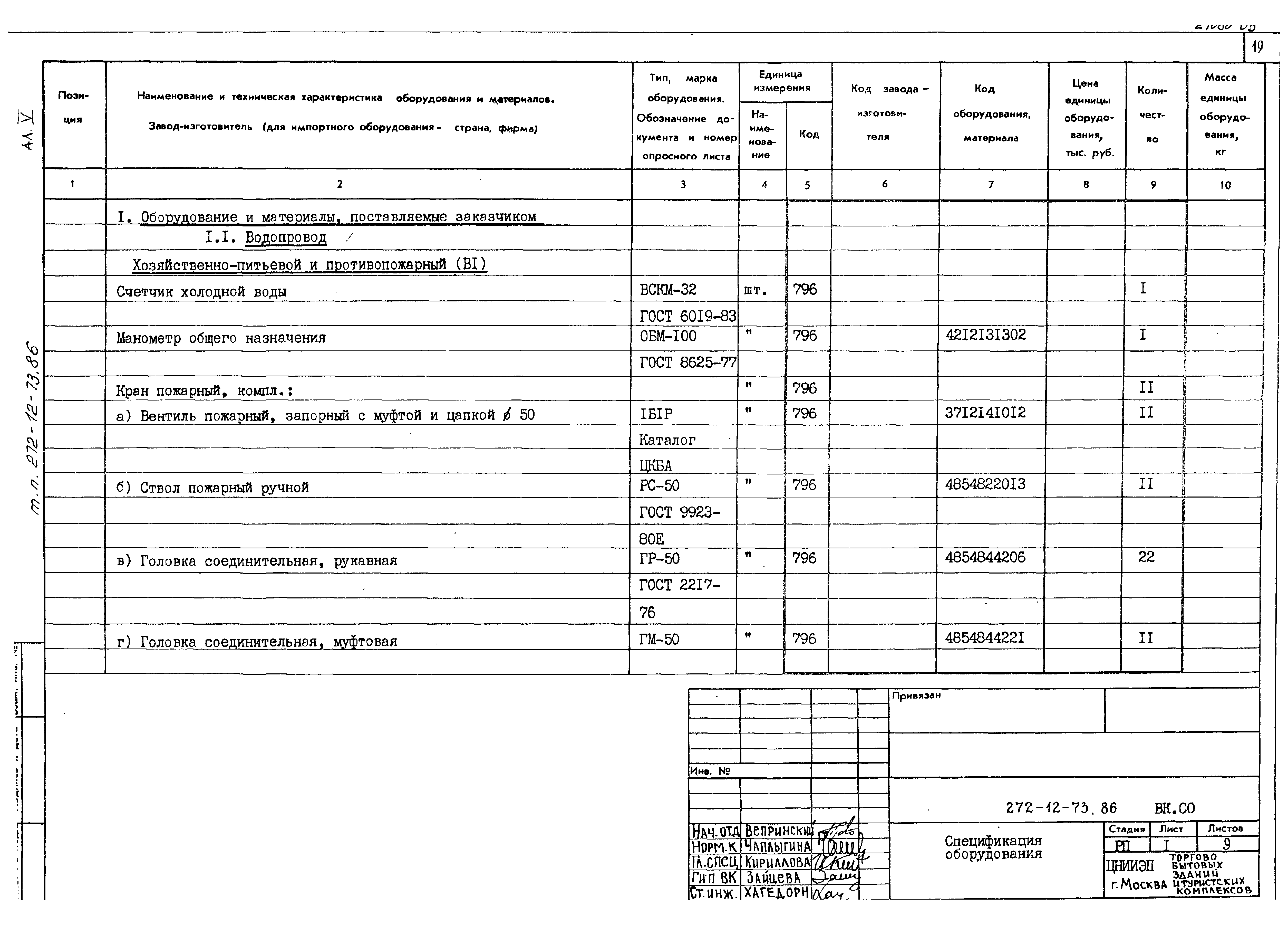 Типовой проект 272-12-73.86