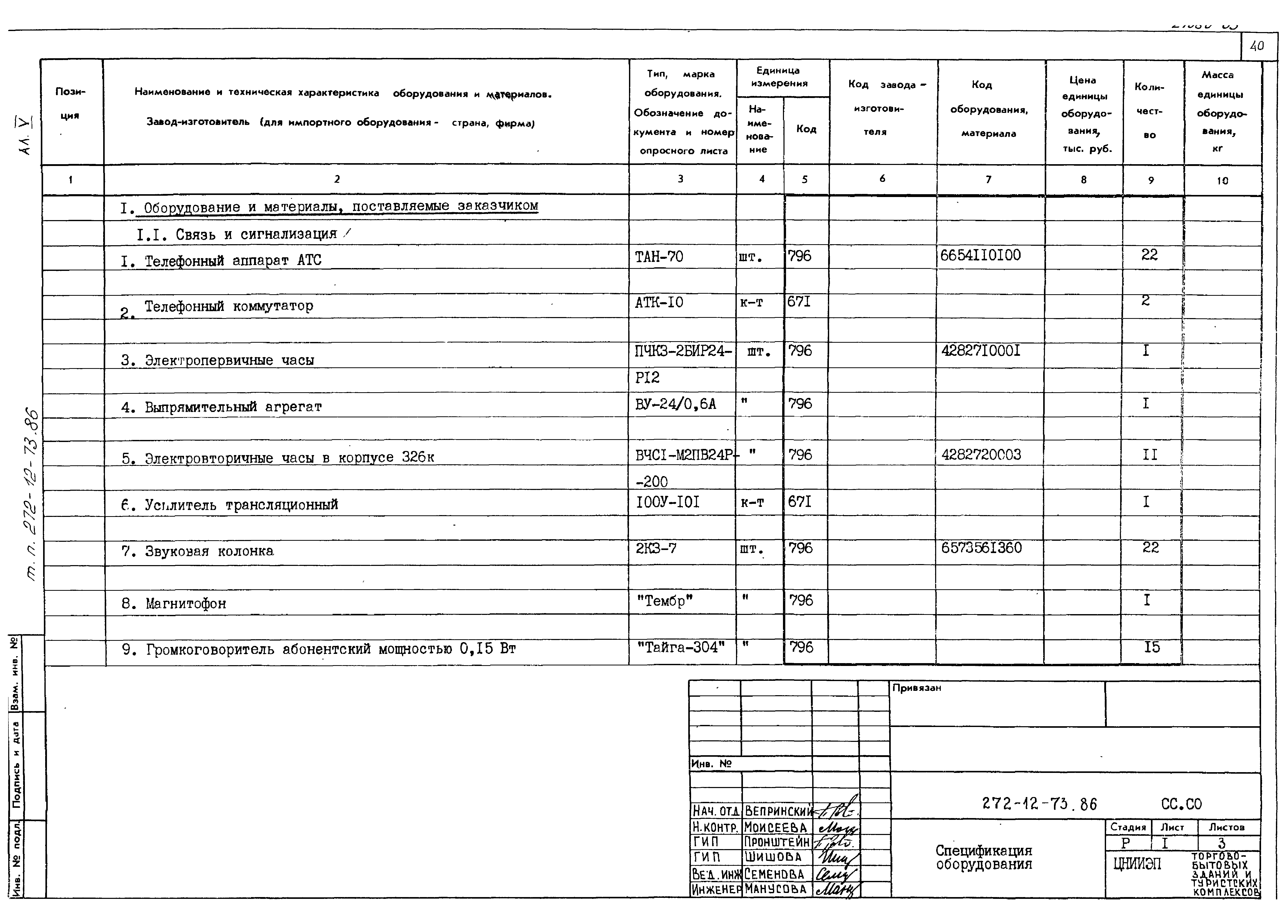 Типовой проект 272-12-73.86