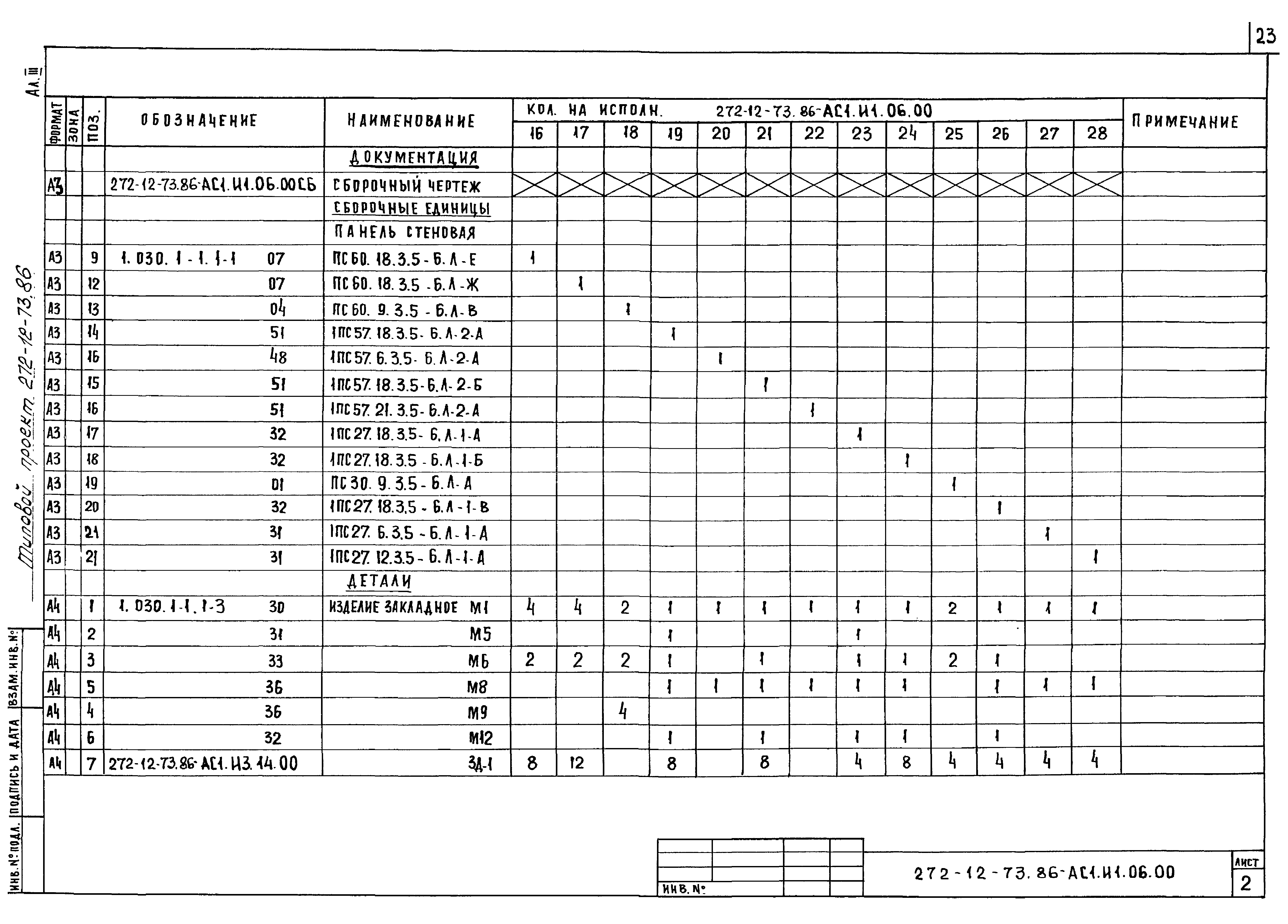 Типовой проект 272-12-73.86