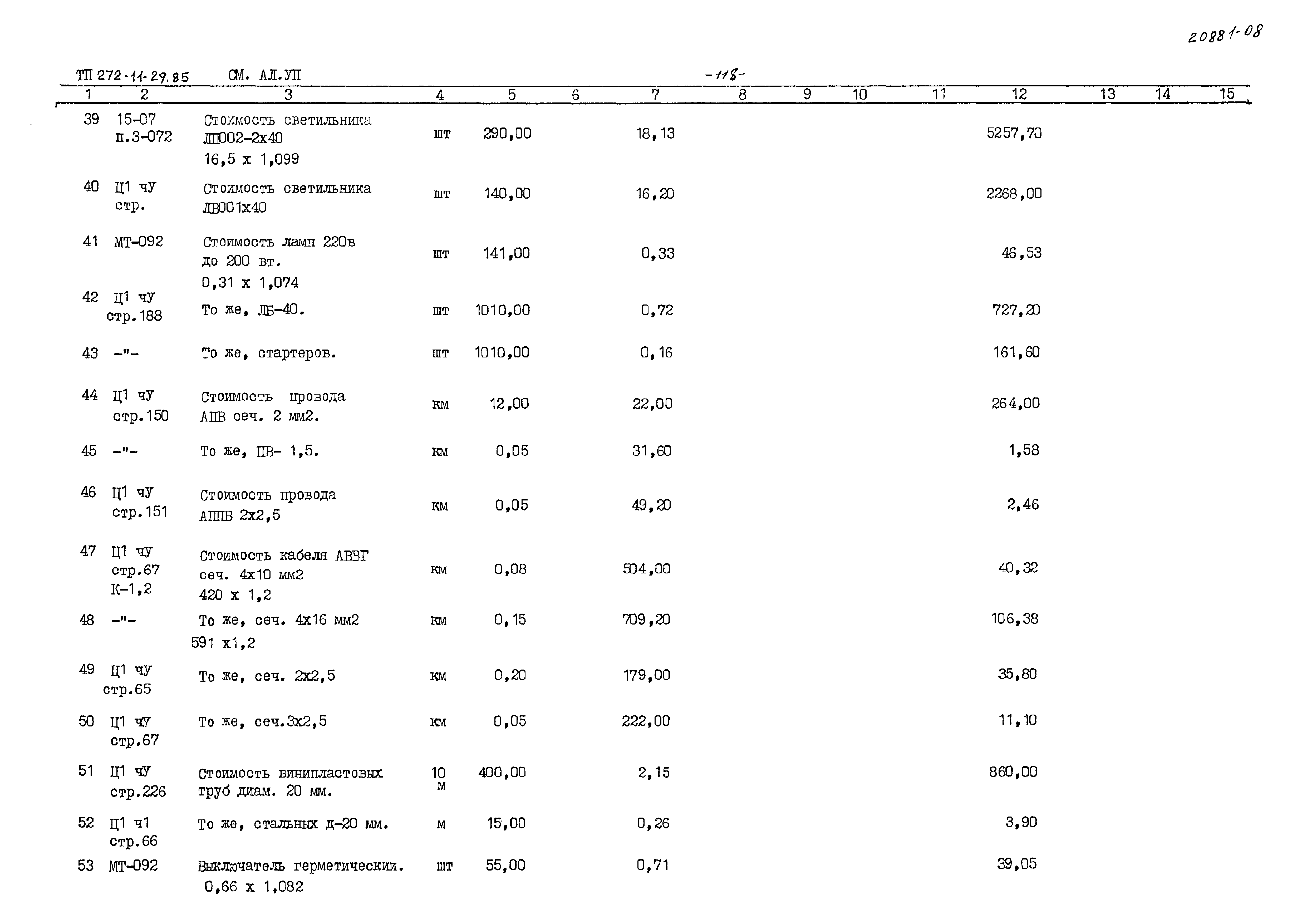 Типовой проект 272-11-29.85