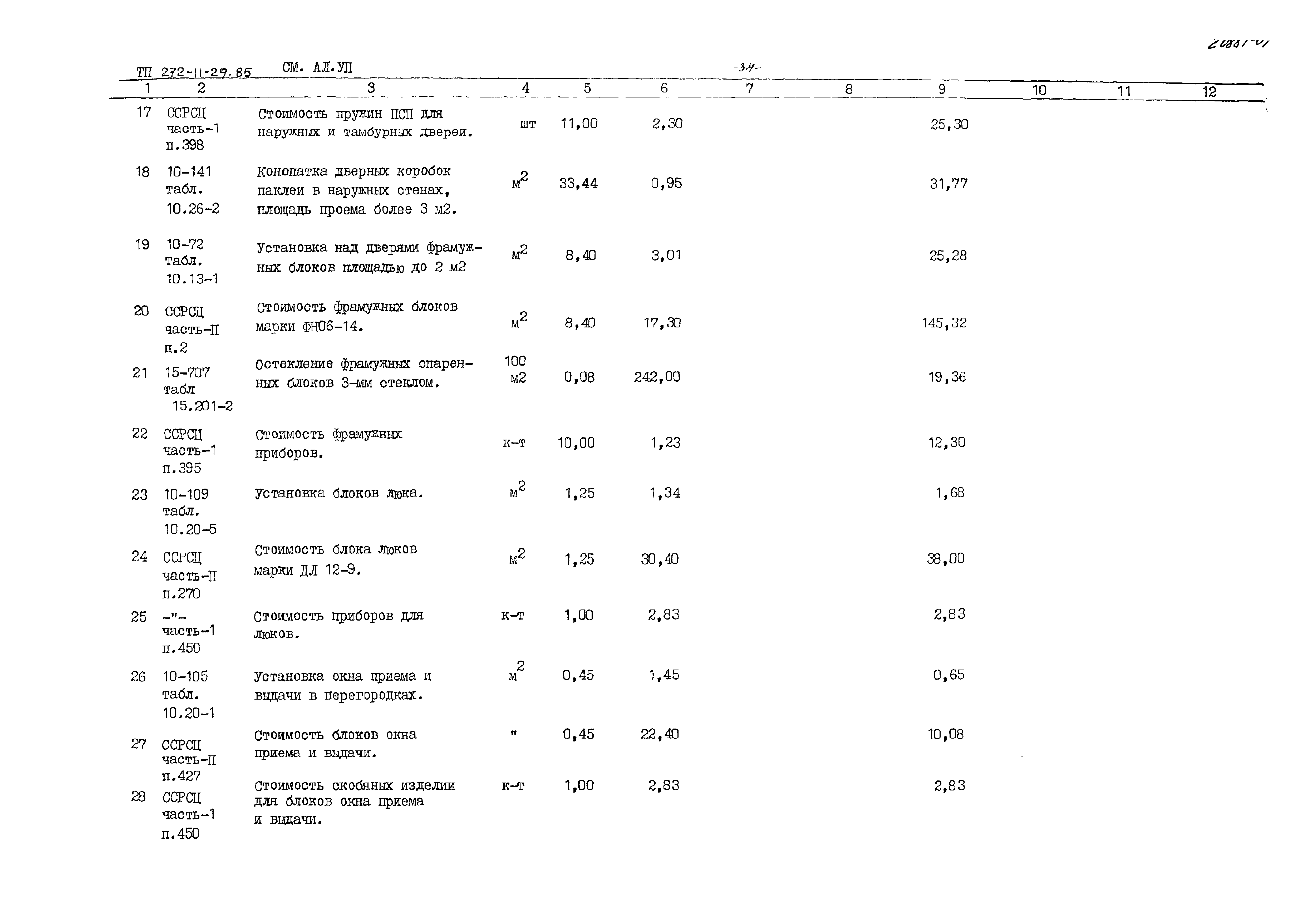 Типовой проект 272-11-29.85