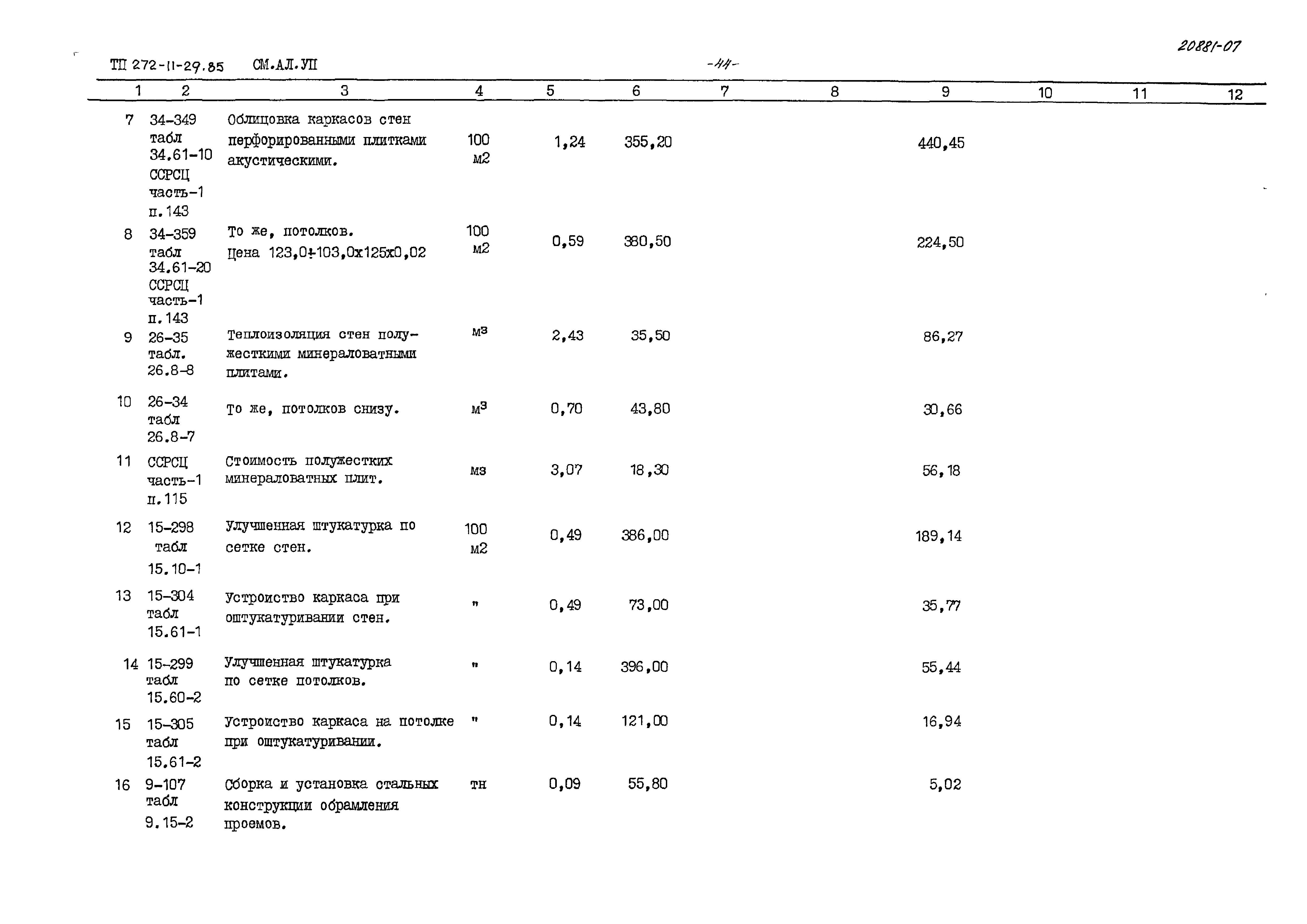 Типовой проект 272-11-29.85