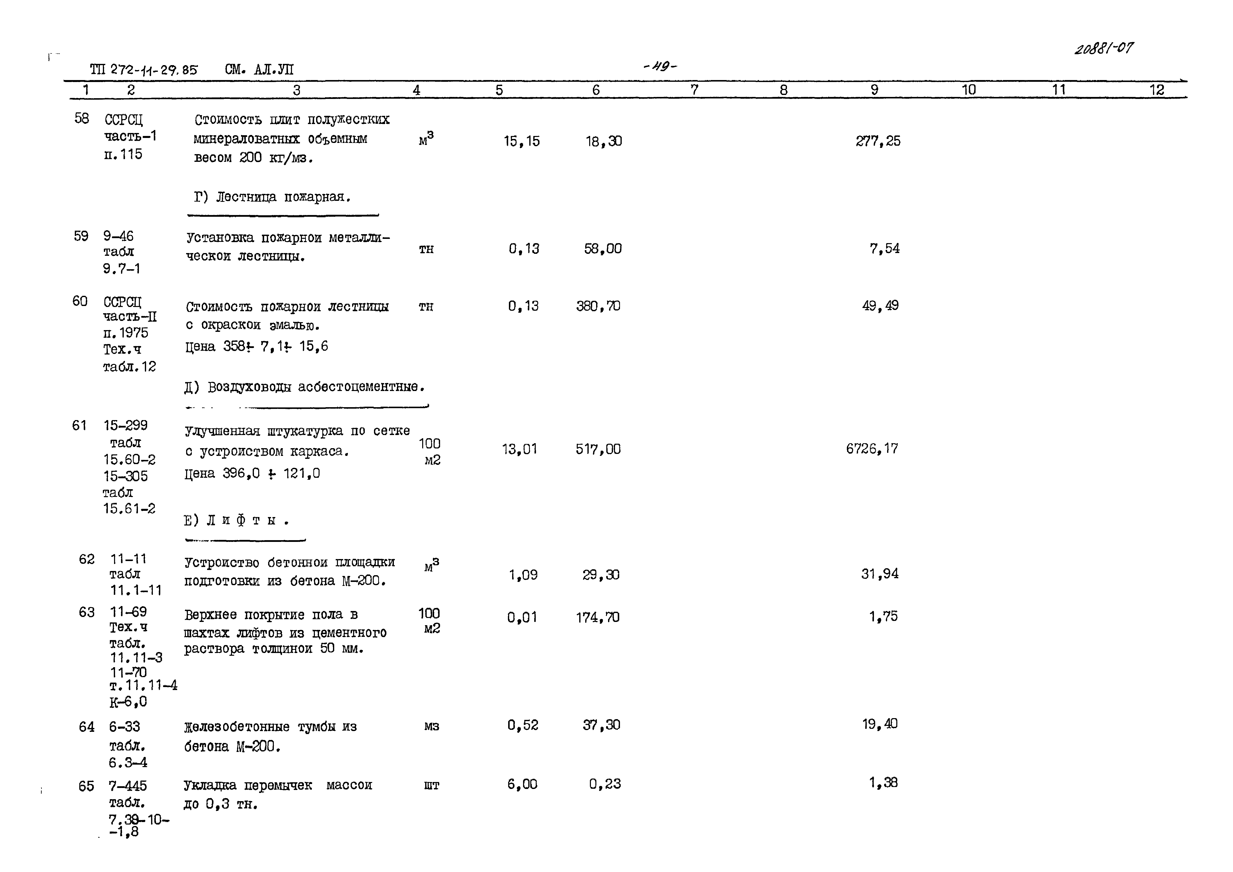 Типовой проект 272-11-29.85