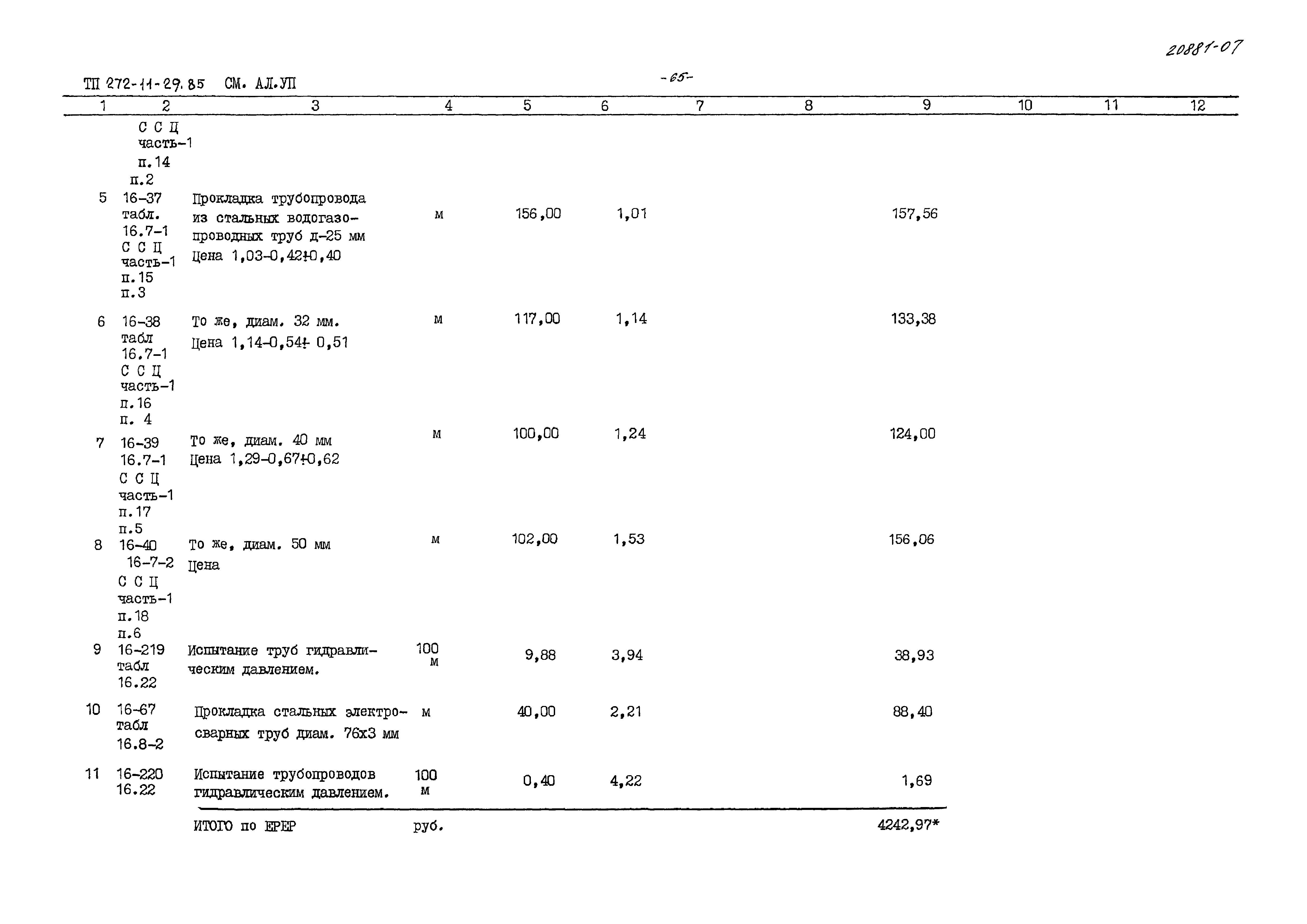 Типовой проект 272-11-29.85