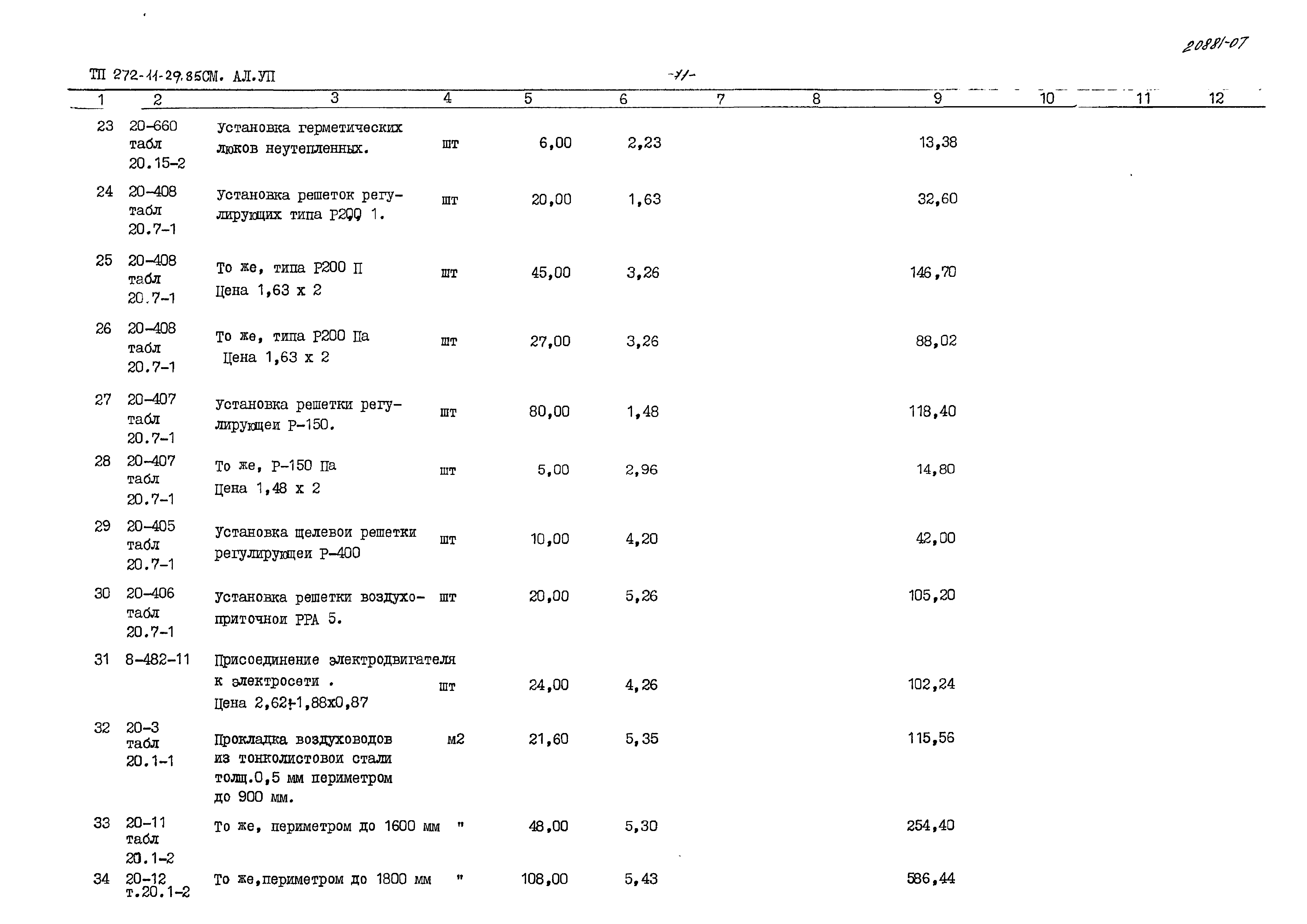 Типовой проект 272-11-29.85