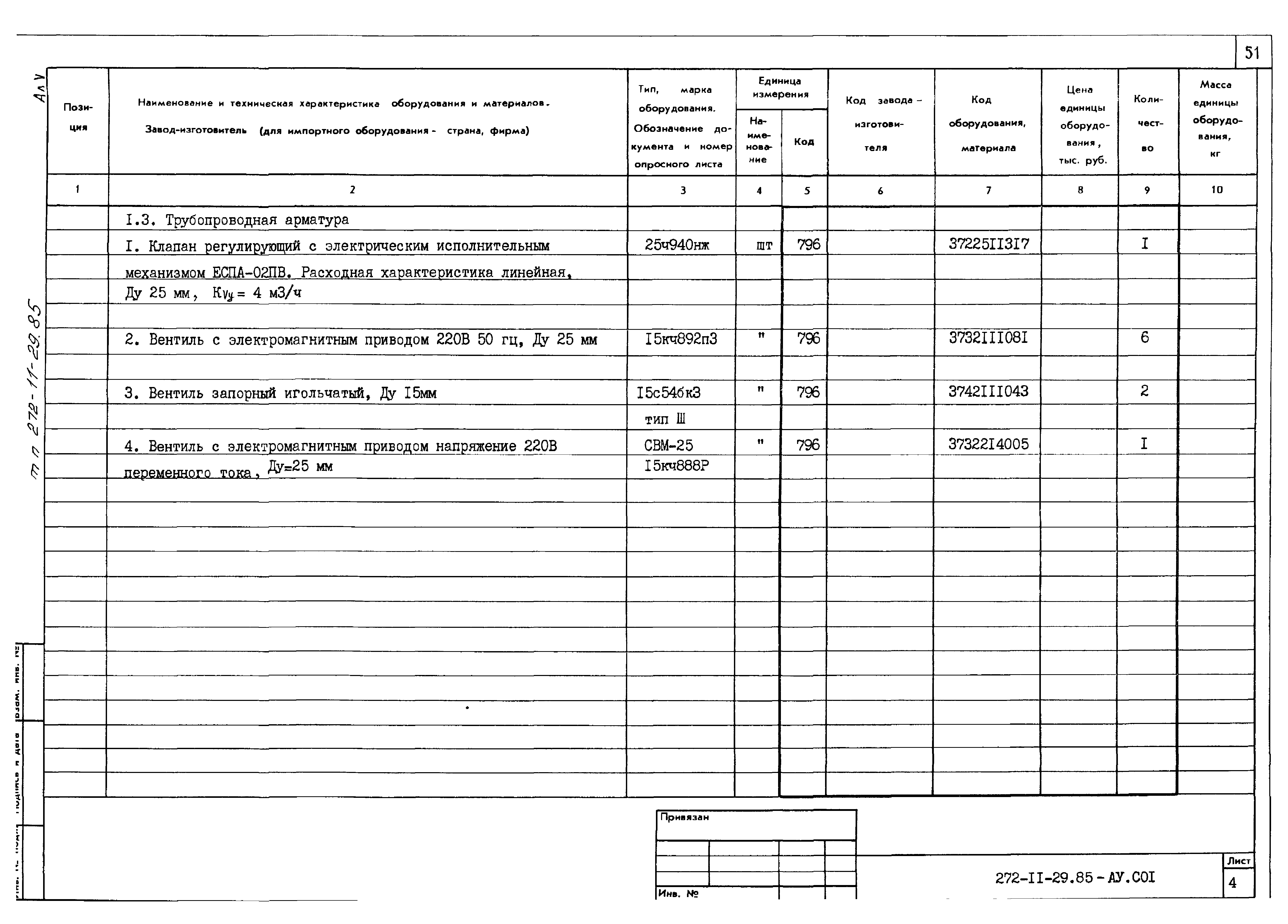 Типовой проект 272-11-29.85