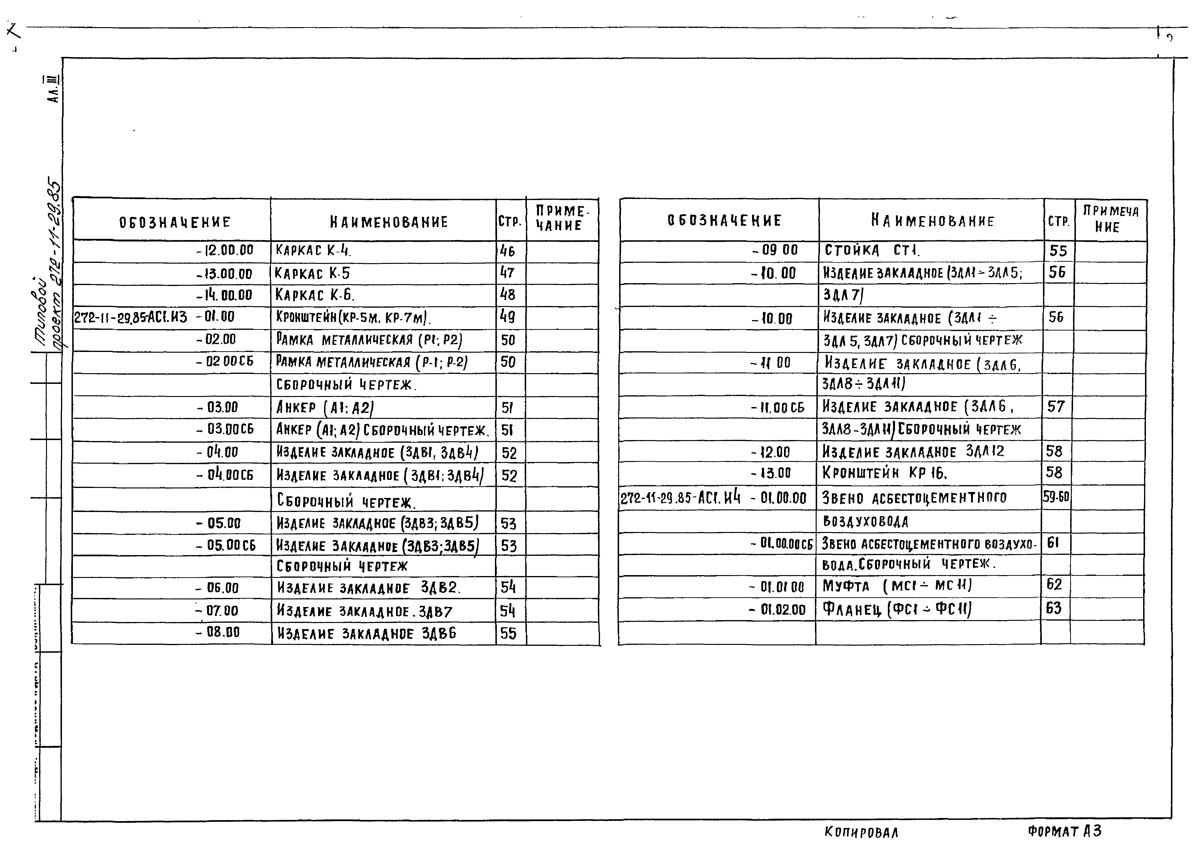 Типовой проект 272-11-29.85