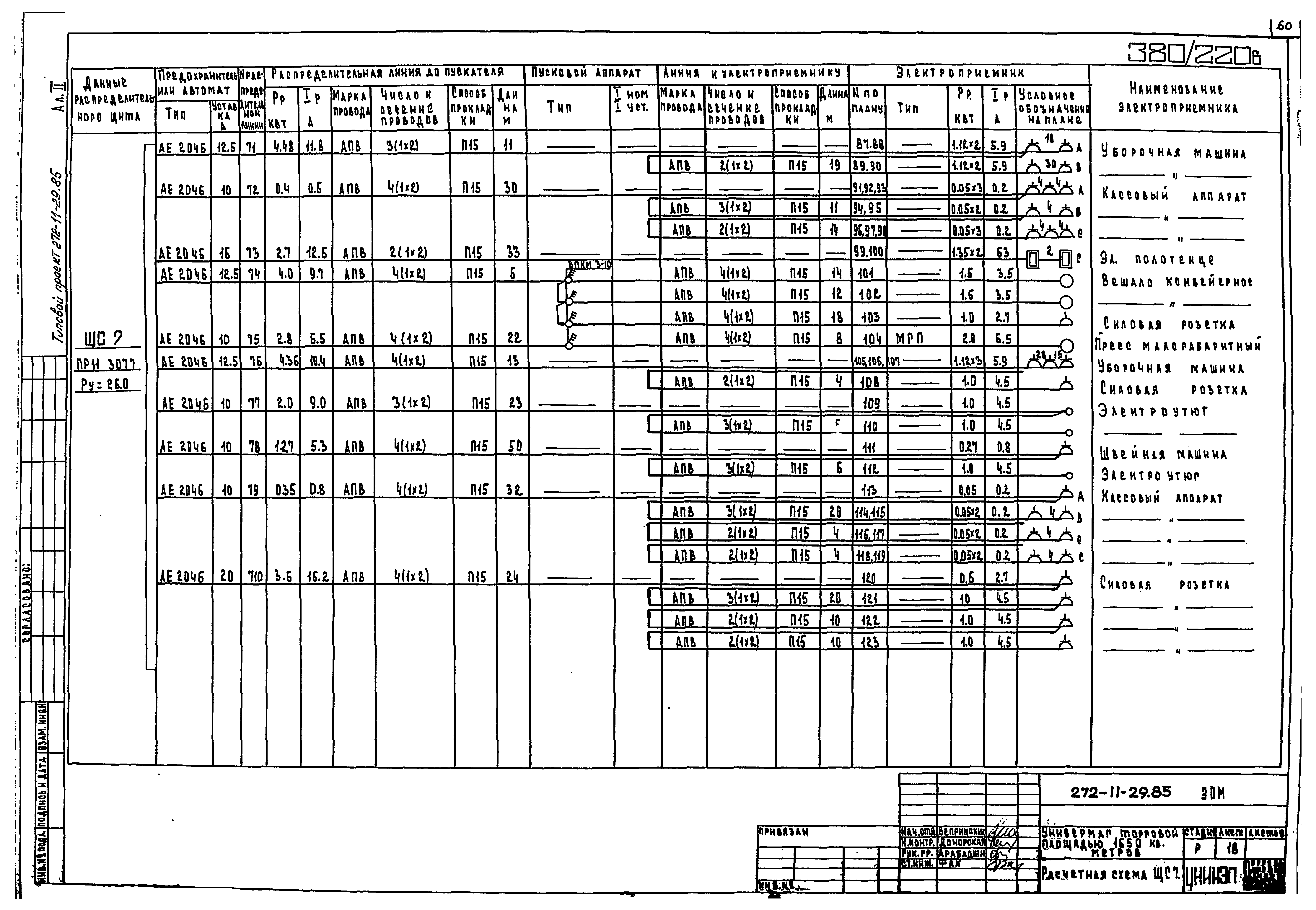 Типовой проект 272-11-29.85