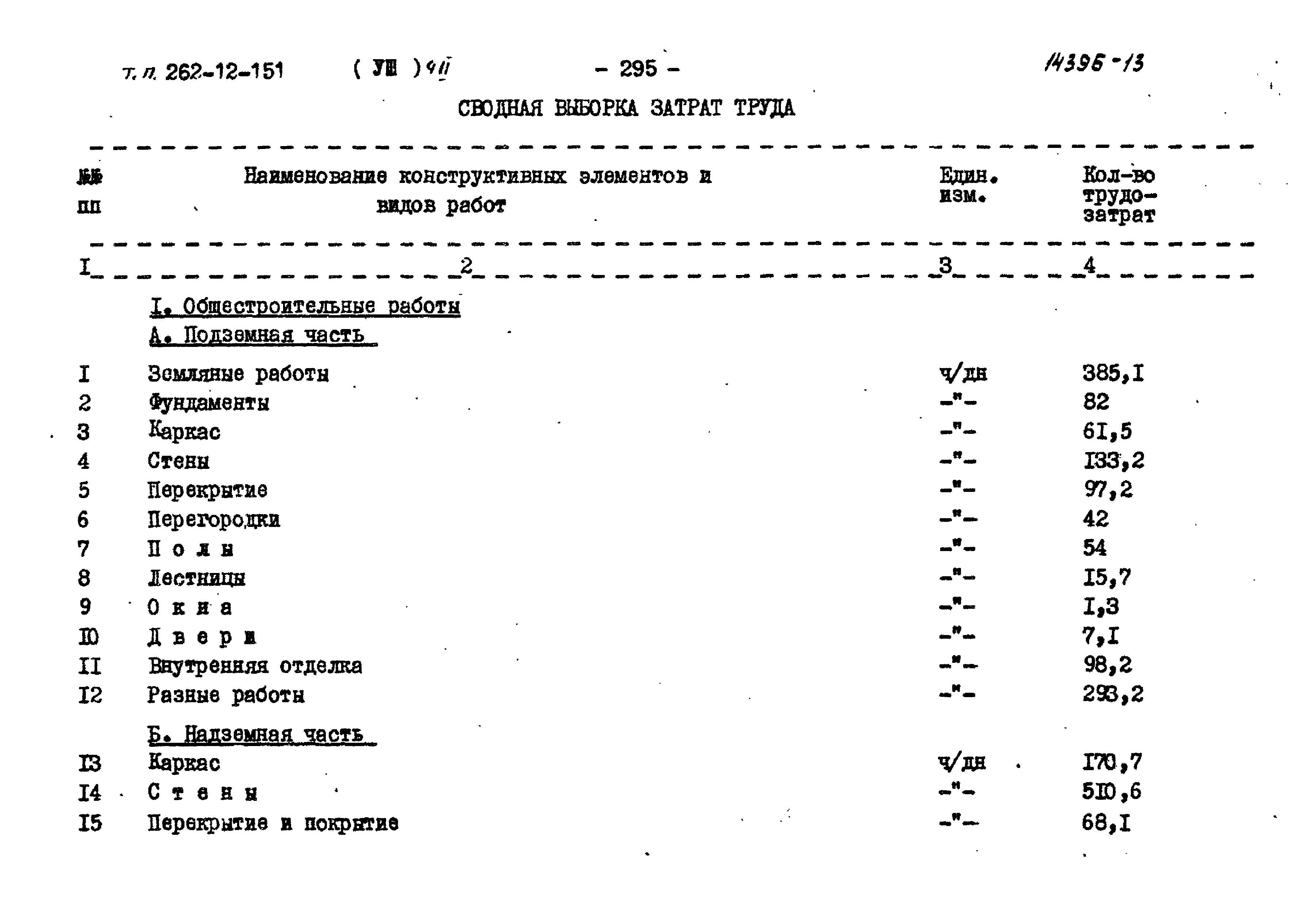 Типовой проект 262-12-151