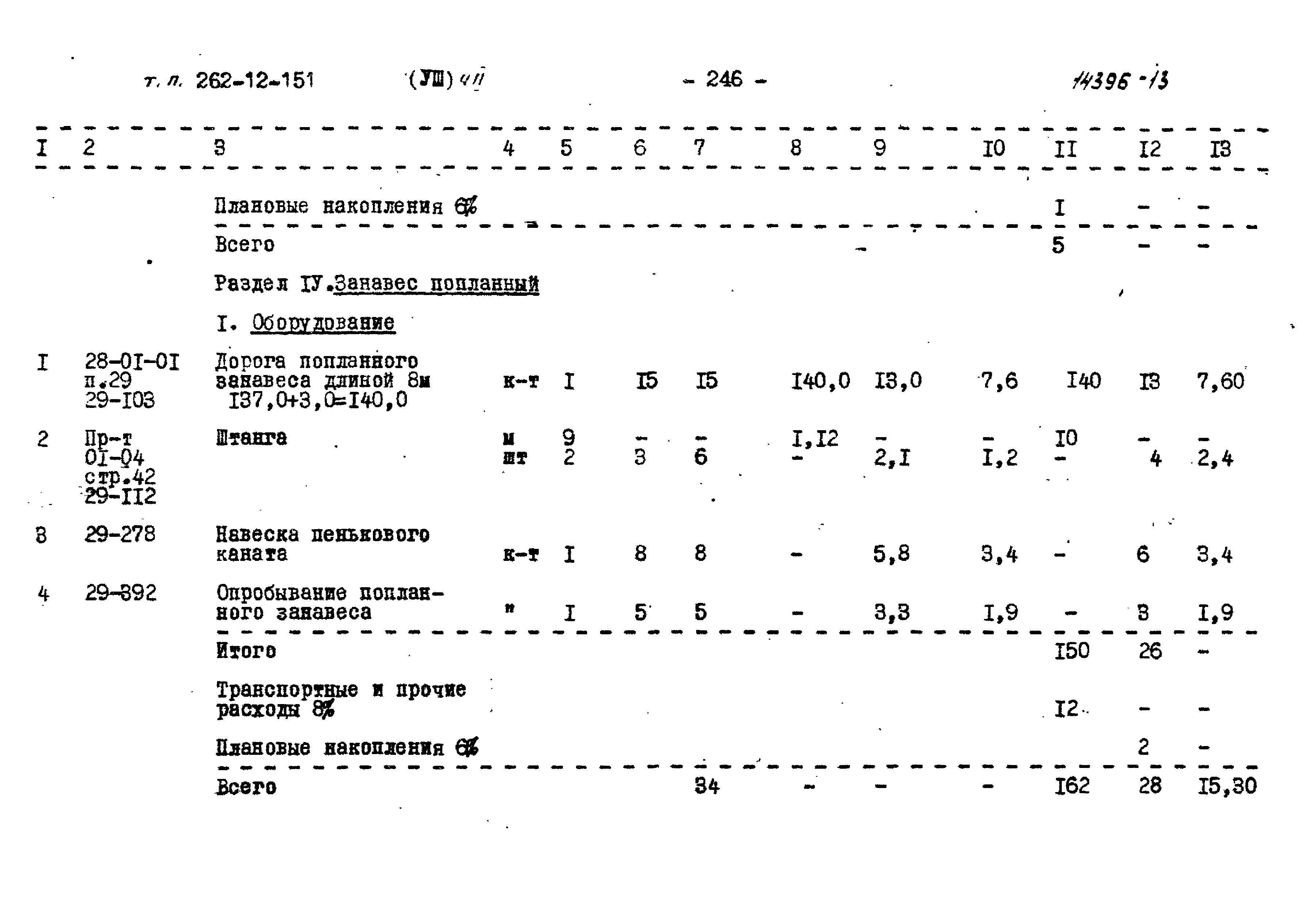 Типовой проект 262-12-151