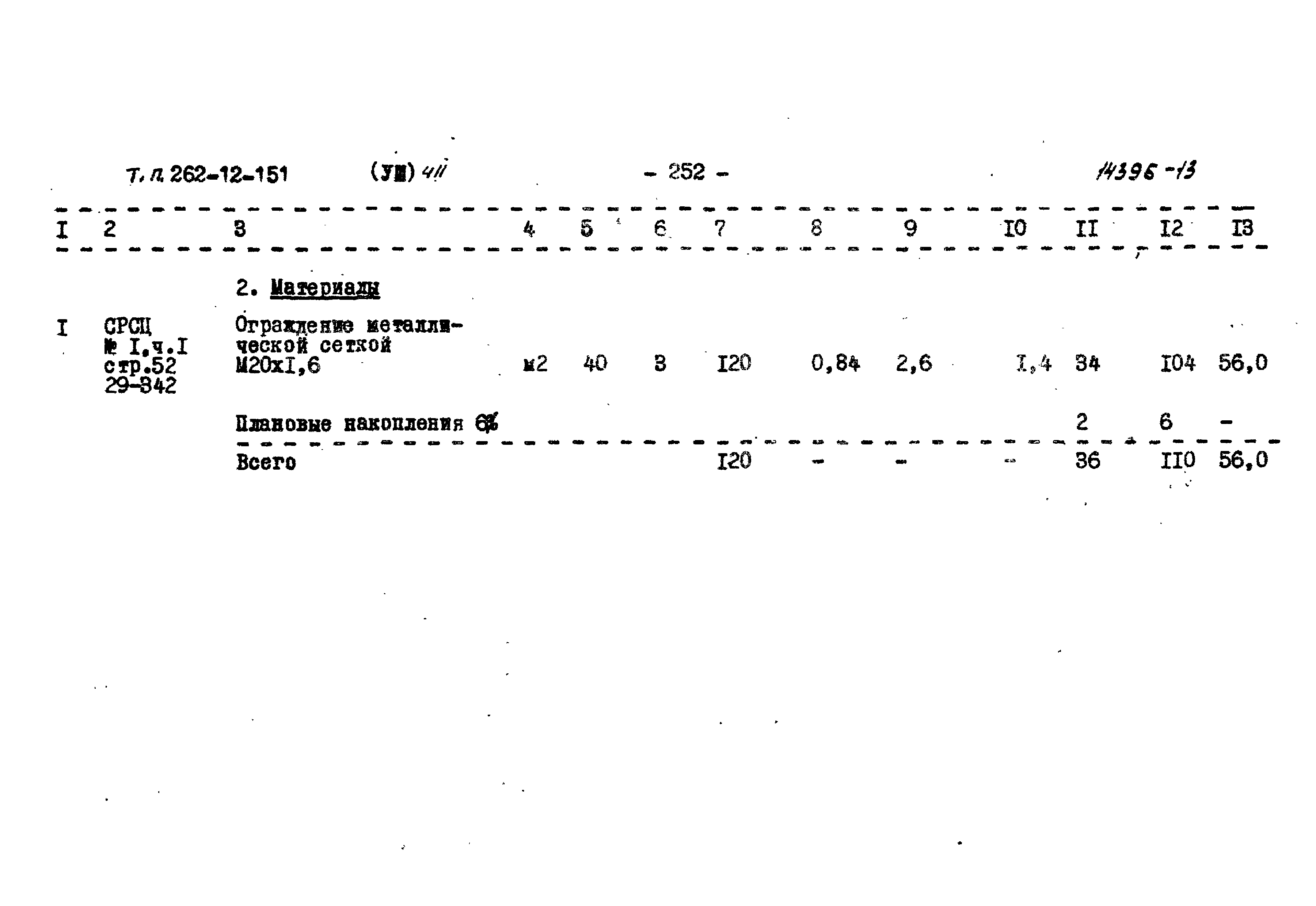 Типовой проект 262-12-151