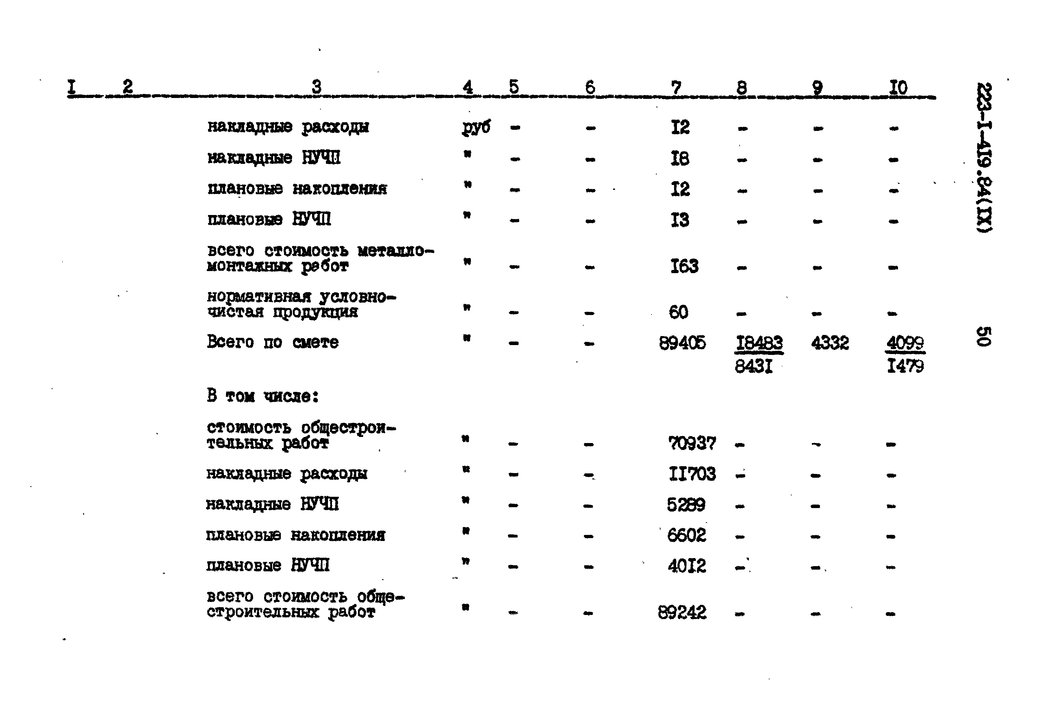 Типовой проект 223-1-419.84