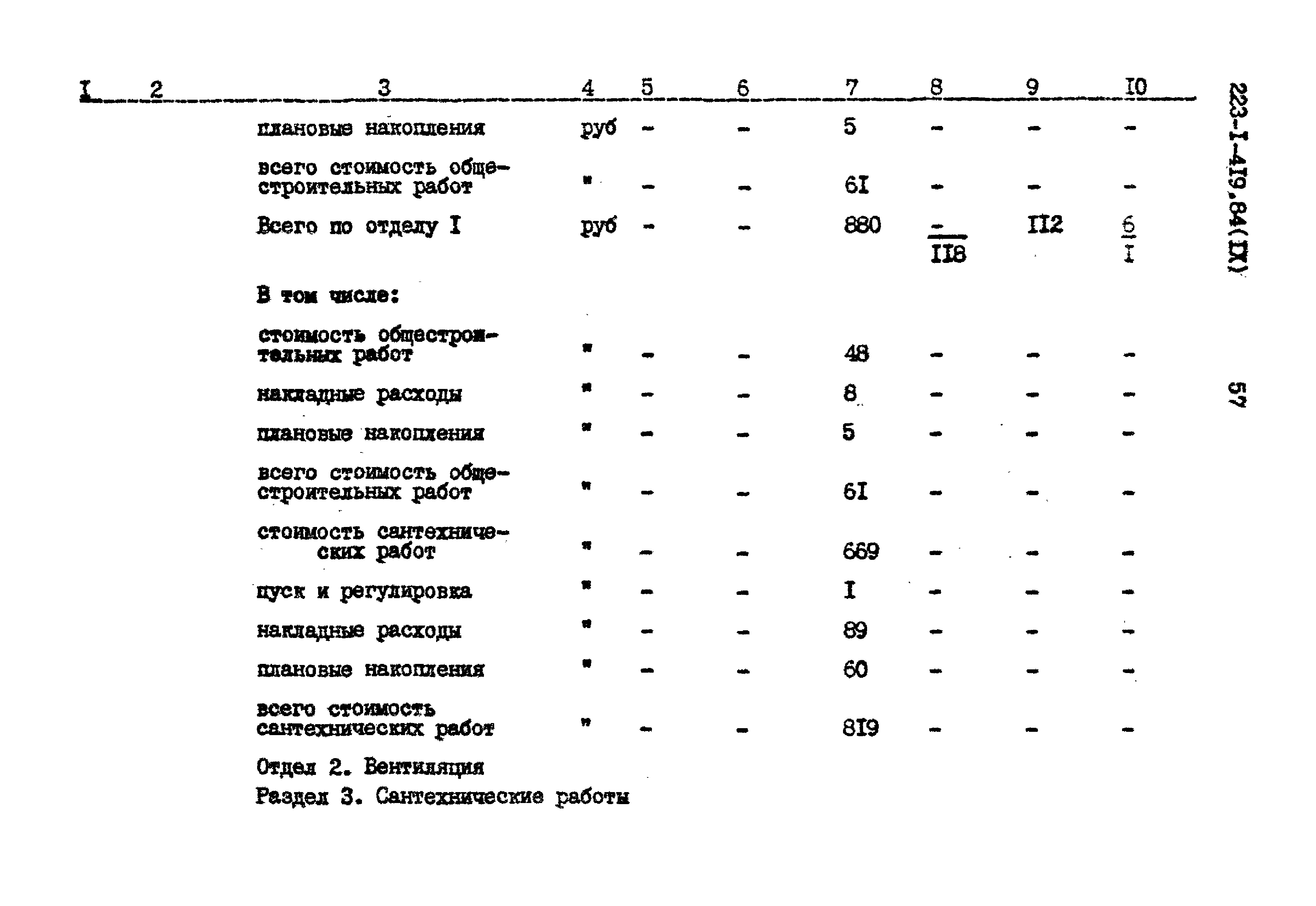 Типовой проект 223-1-419.84