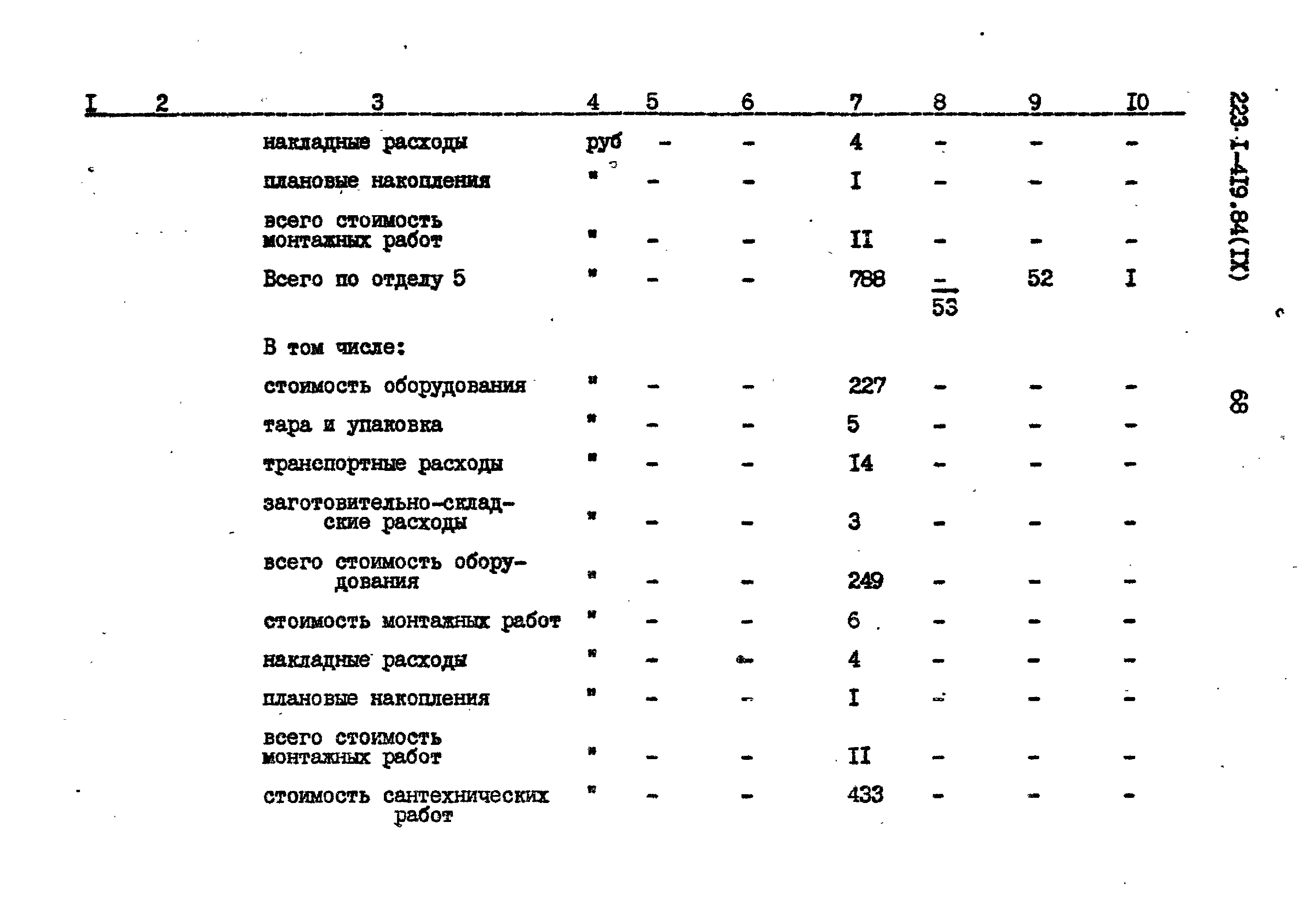 Типовой проект 223-1-419.84