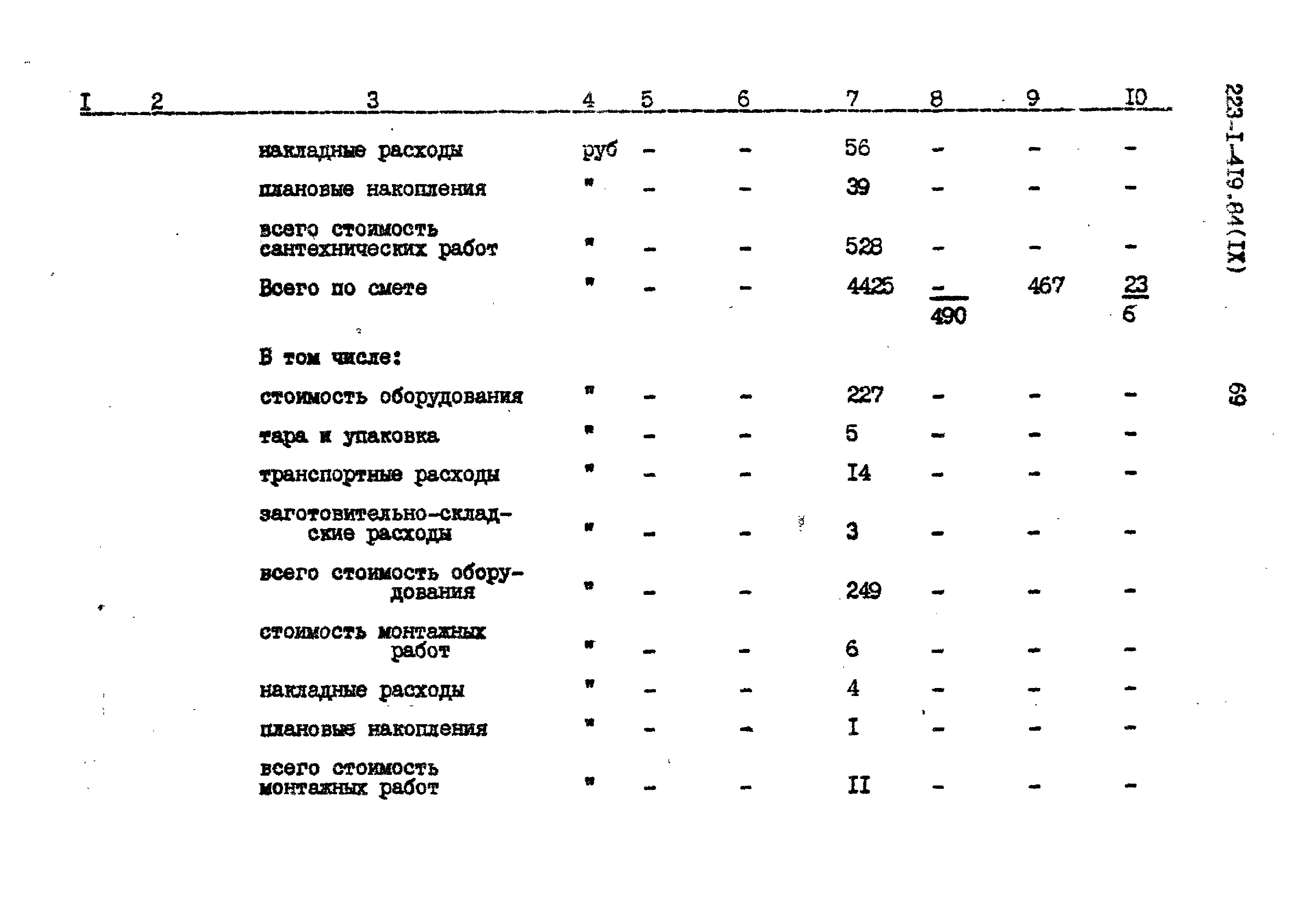 Типовой проект 223-1-419.84