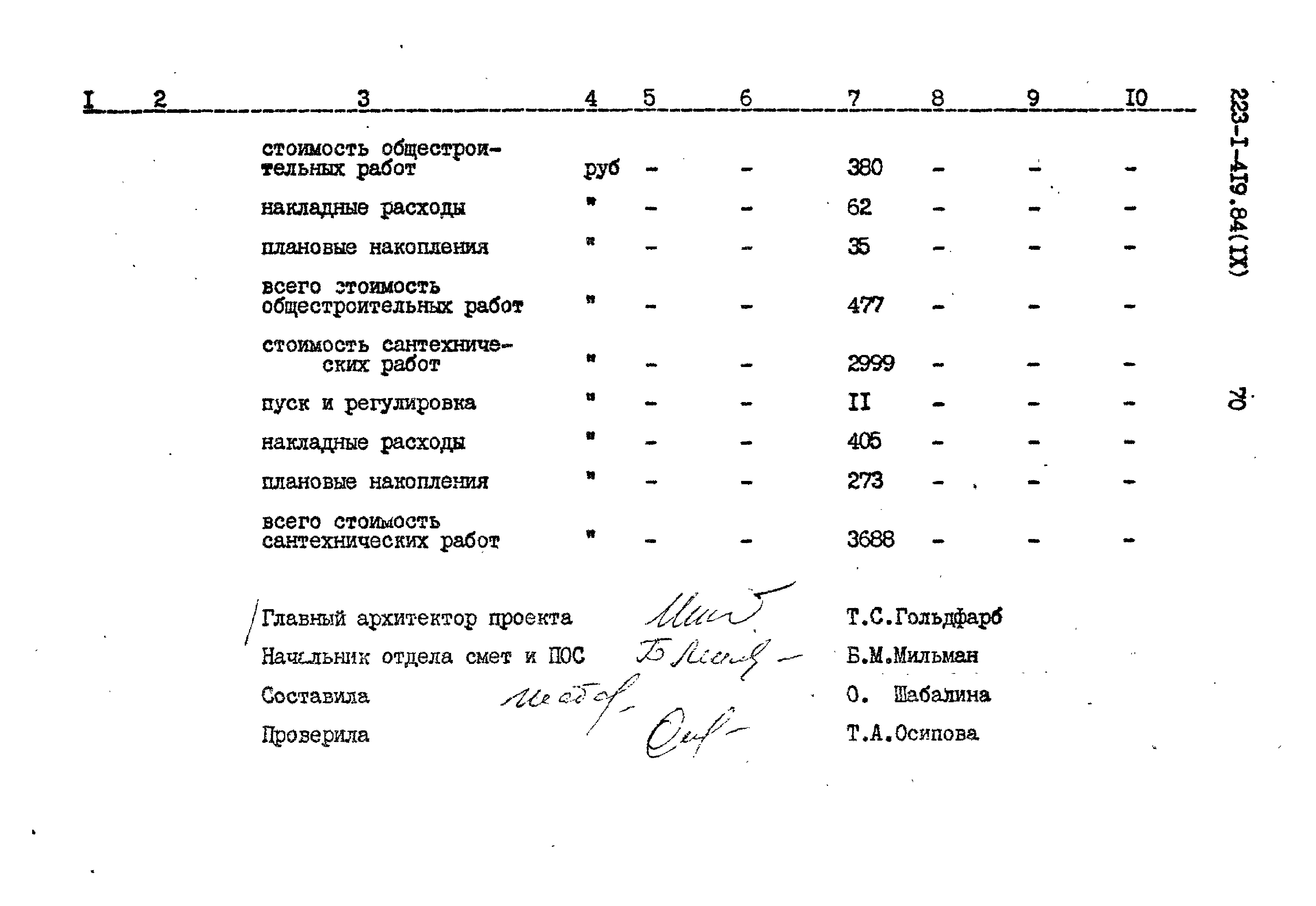 Типовой проект 223-1-419.84