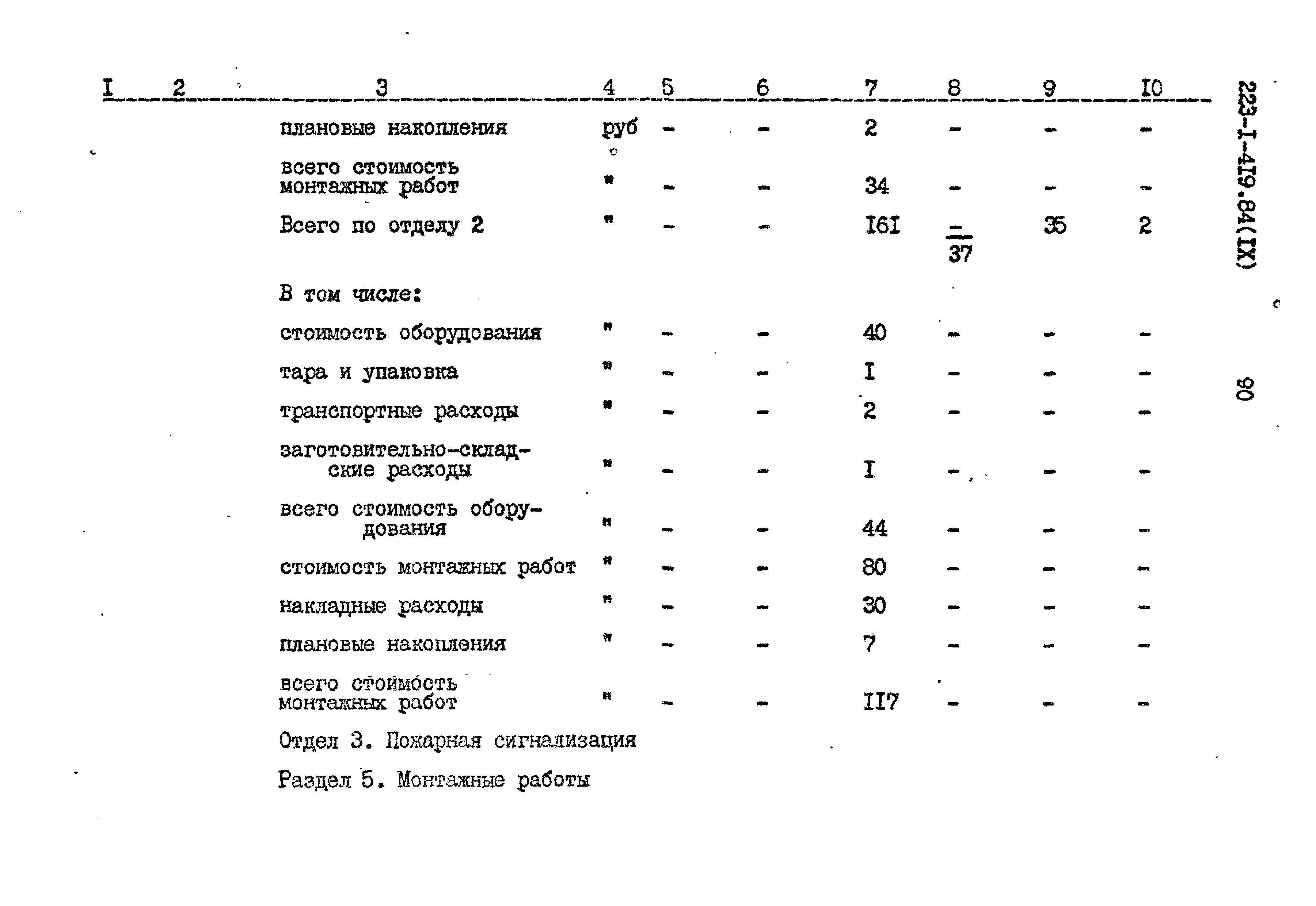 Типовой проект 223-1-419.84