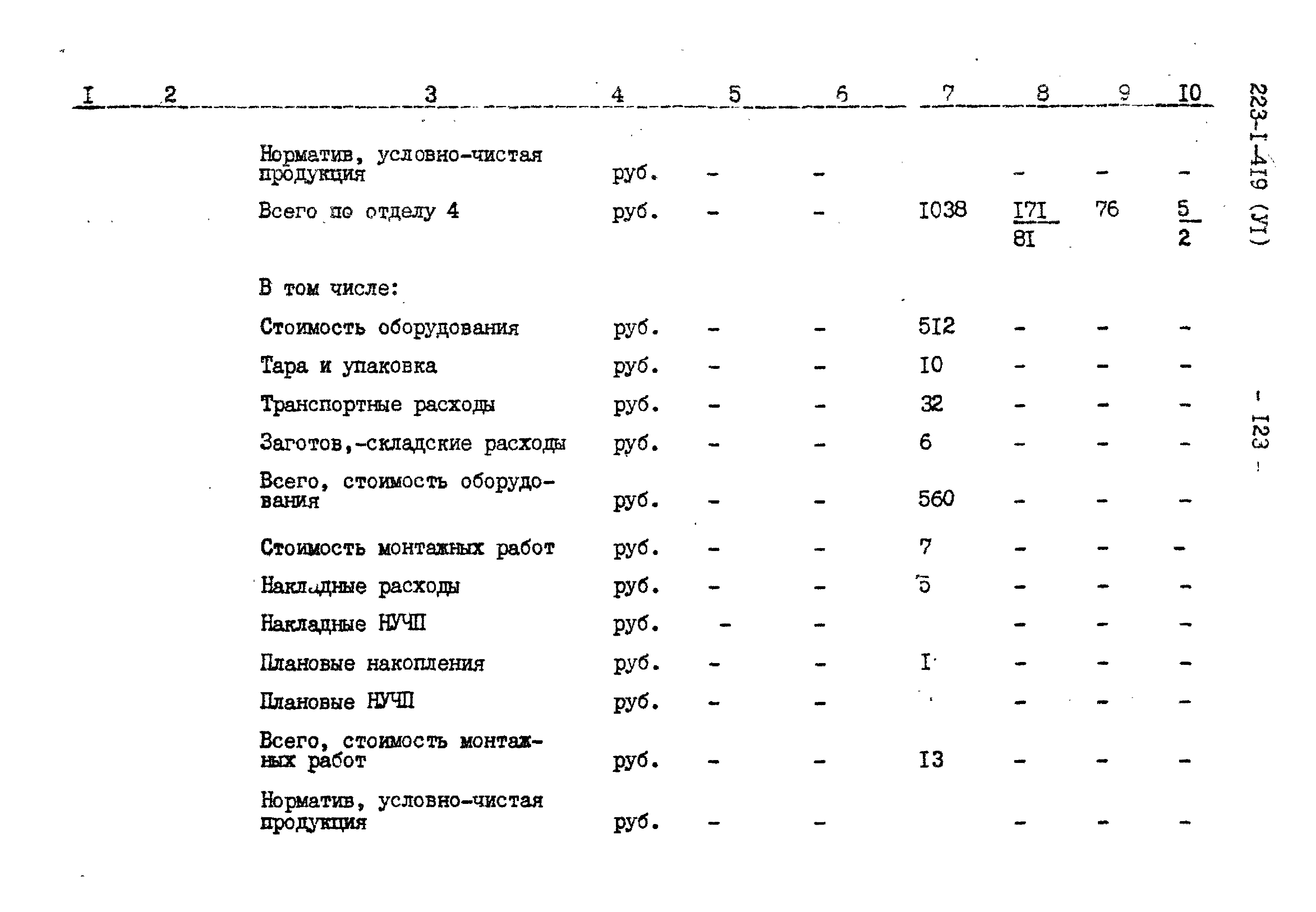 Типовой проект 223-1-419.84