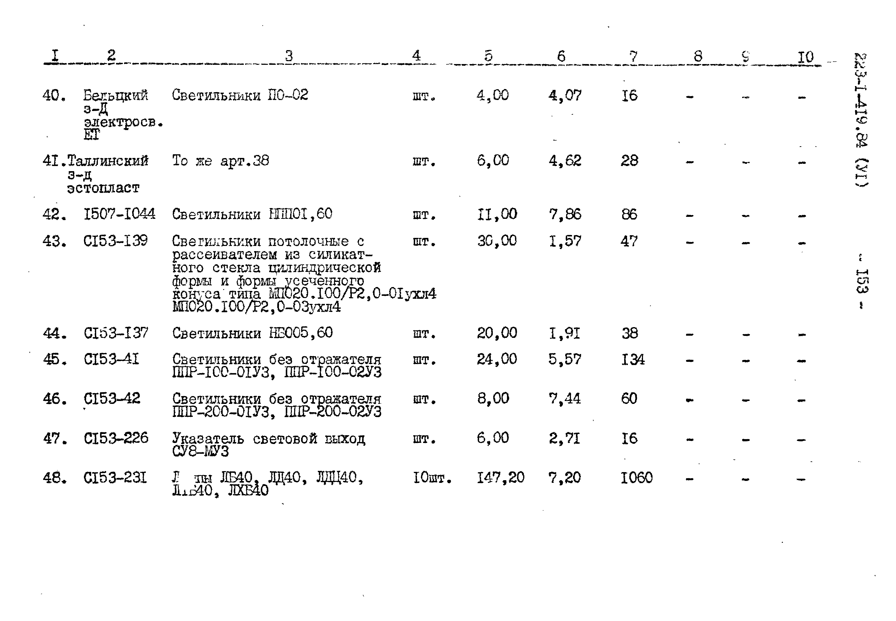 Типовой проект 223-1-419.84