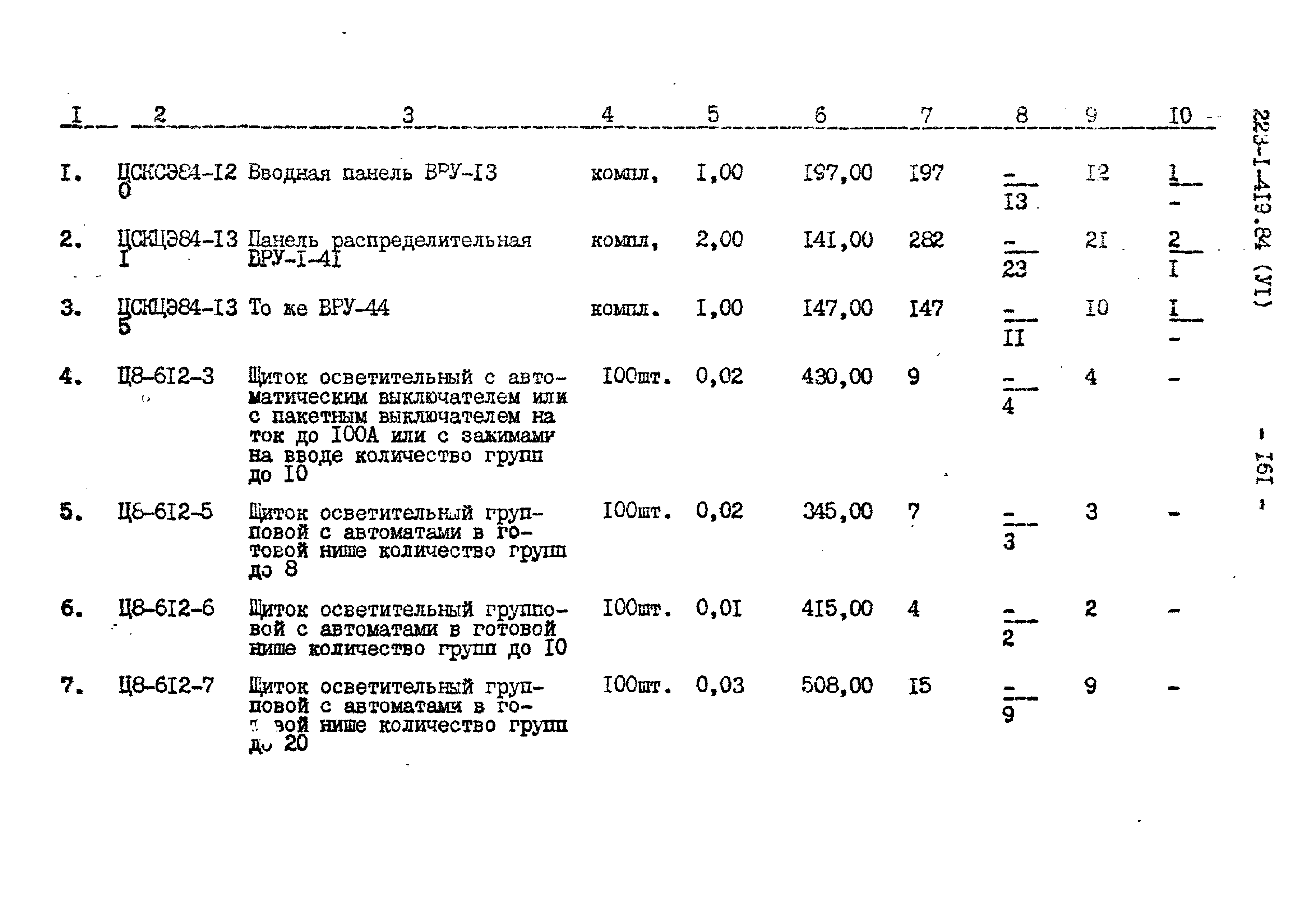 Типовой проект 223-1-419.84