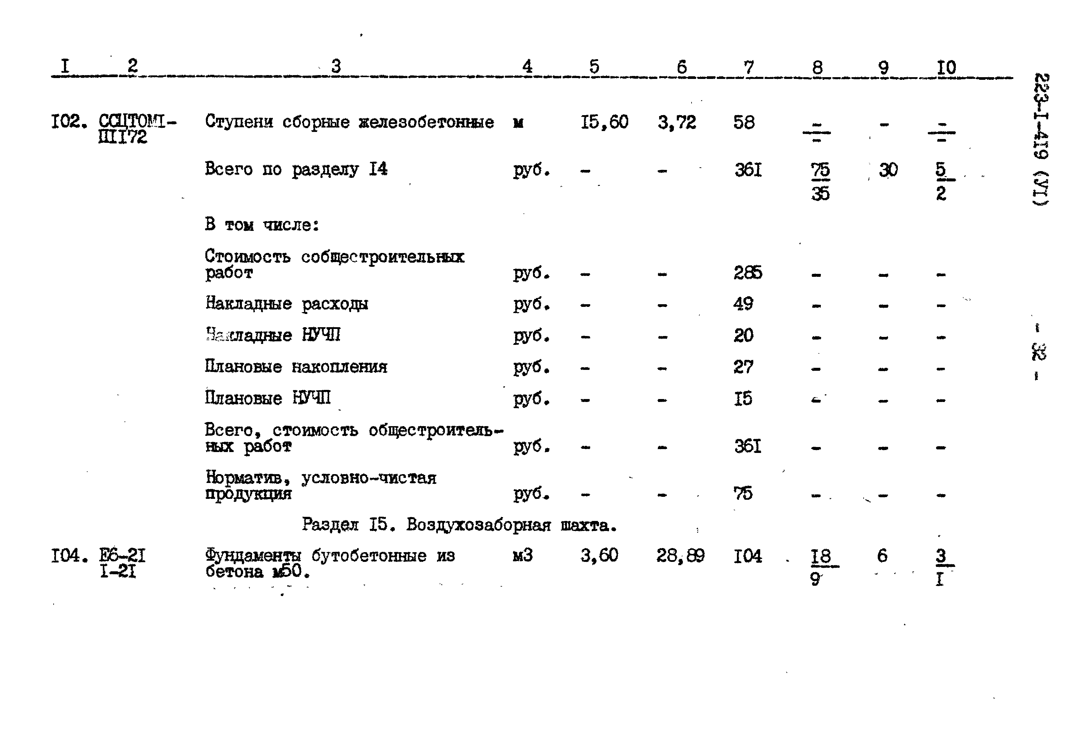 Типовой проект 223-1-419.84