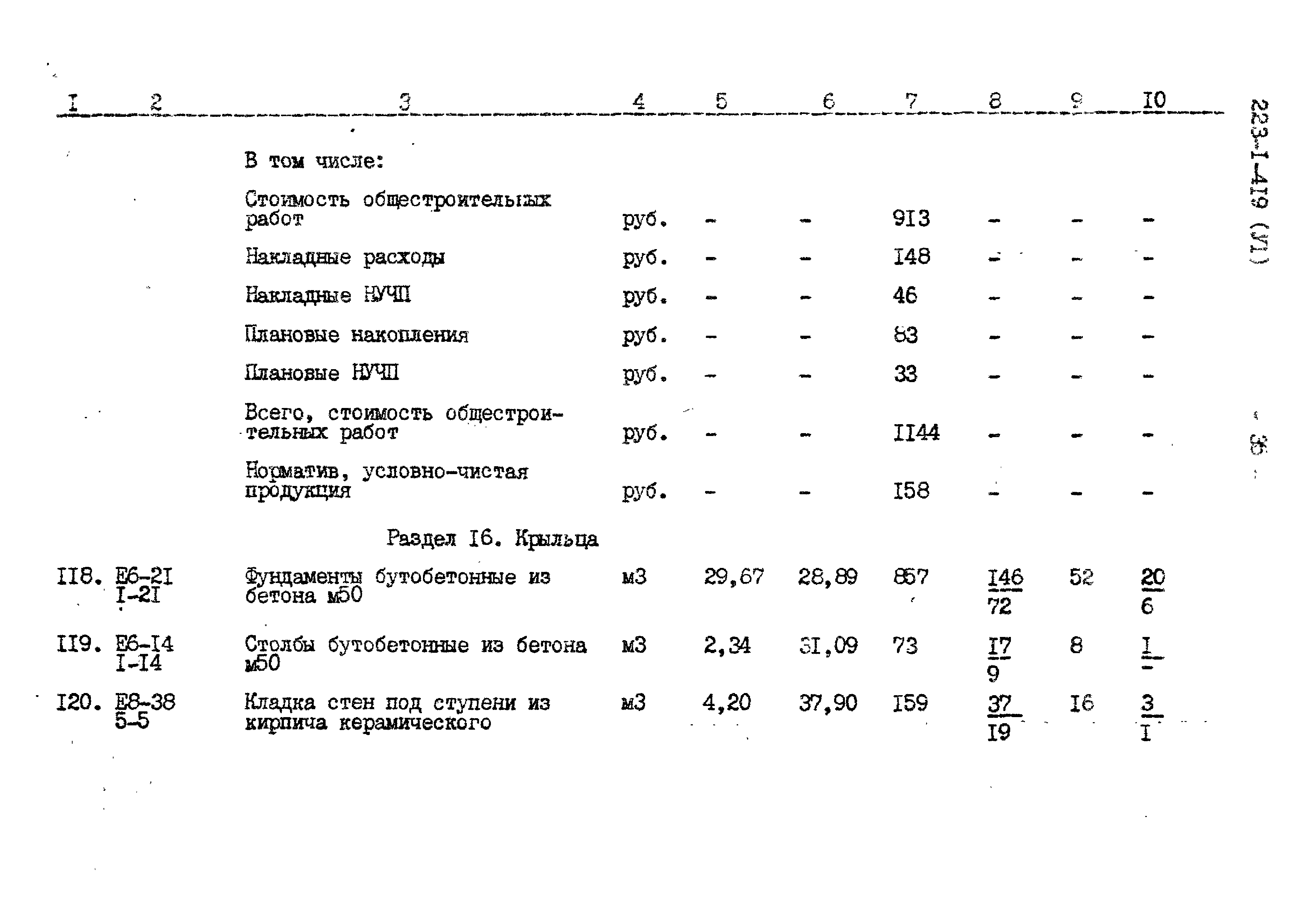 Типовой проект 223-1-419.84